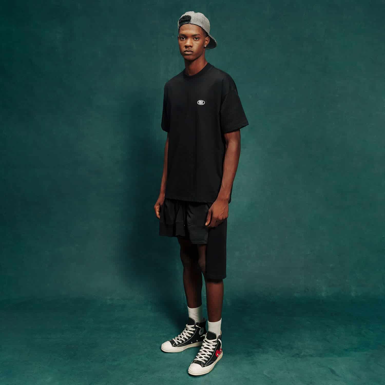 True Uniform Oversized T-Shirt - Black - miniatura 4