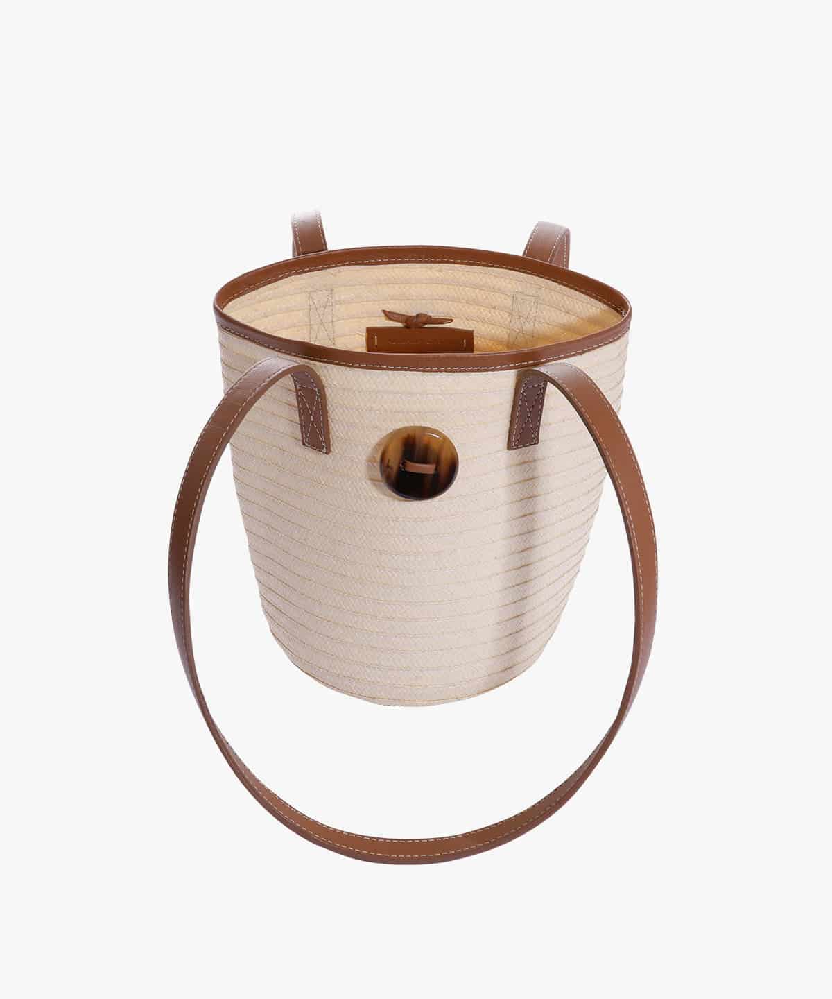 Marcial Mini in Raffia and Leather - miniatura 4