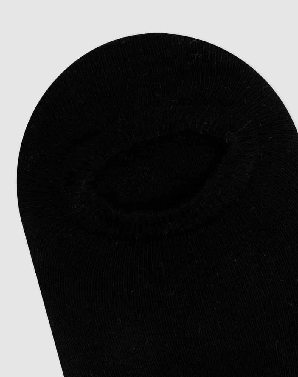 Medias hombre baleta algodón pack x2 negras - miniatura 3