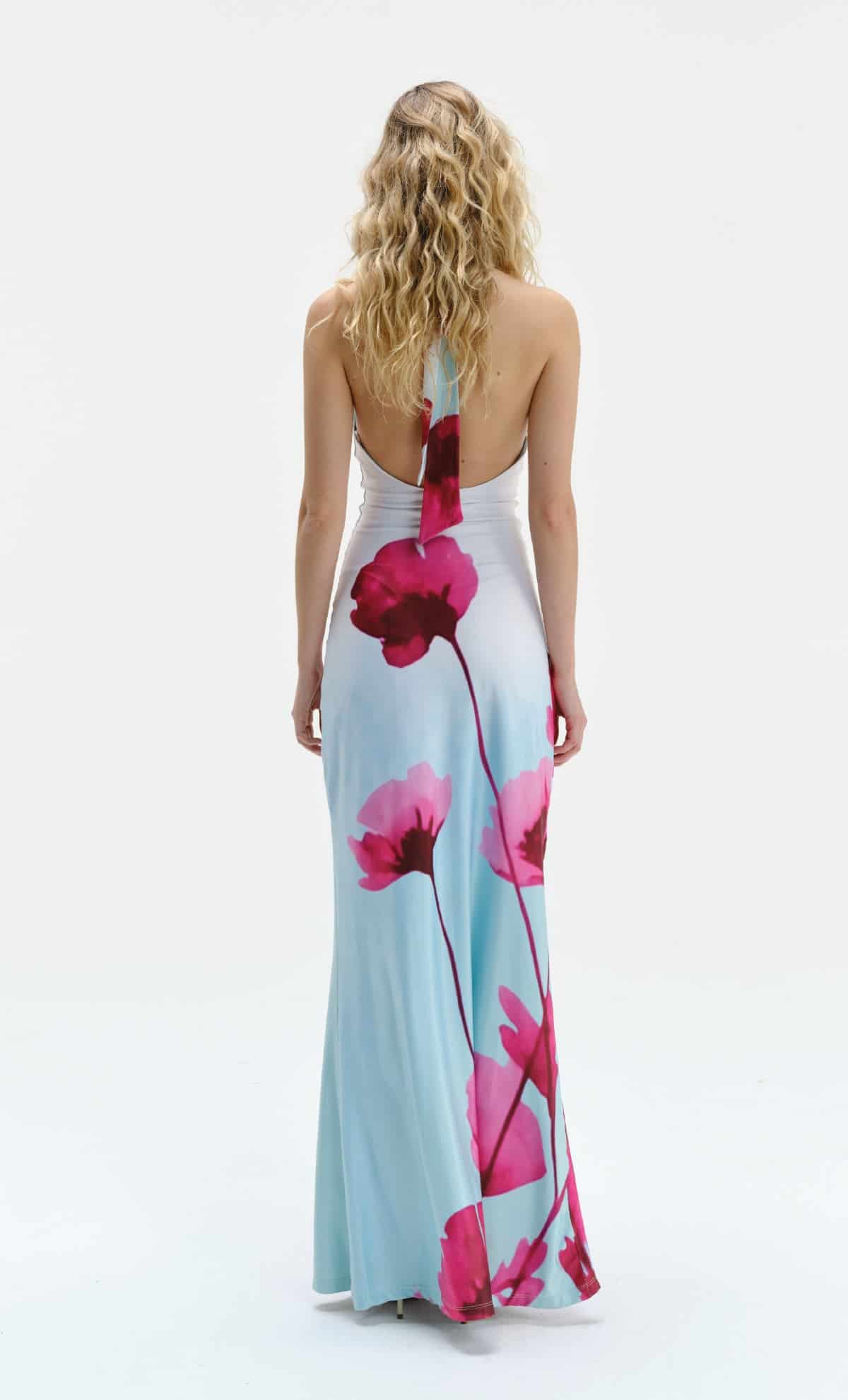 Vestido largo Moonflower Gio - miniatura 5