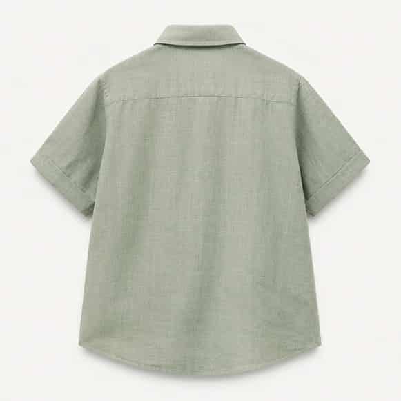CAMISA MC LINO LISA NINO - miniatura 4