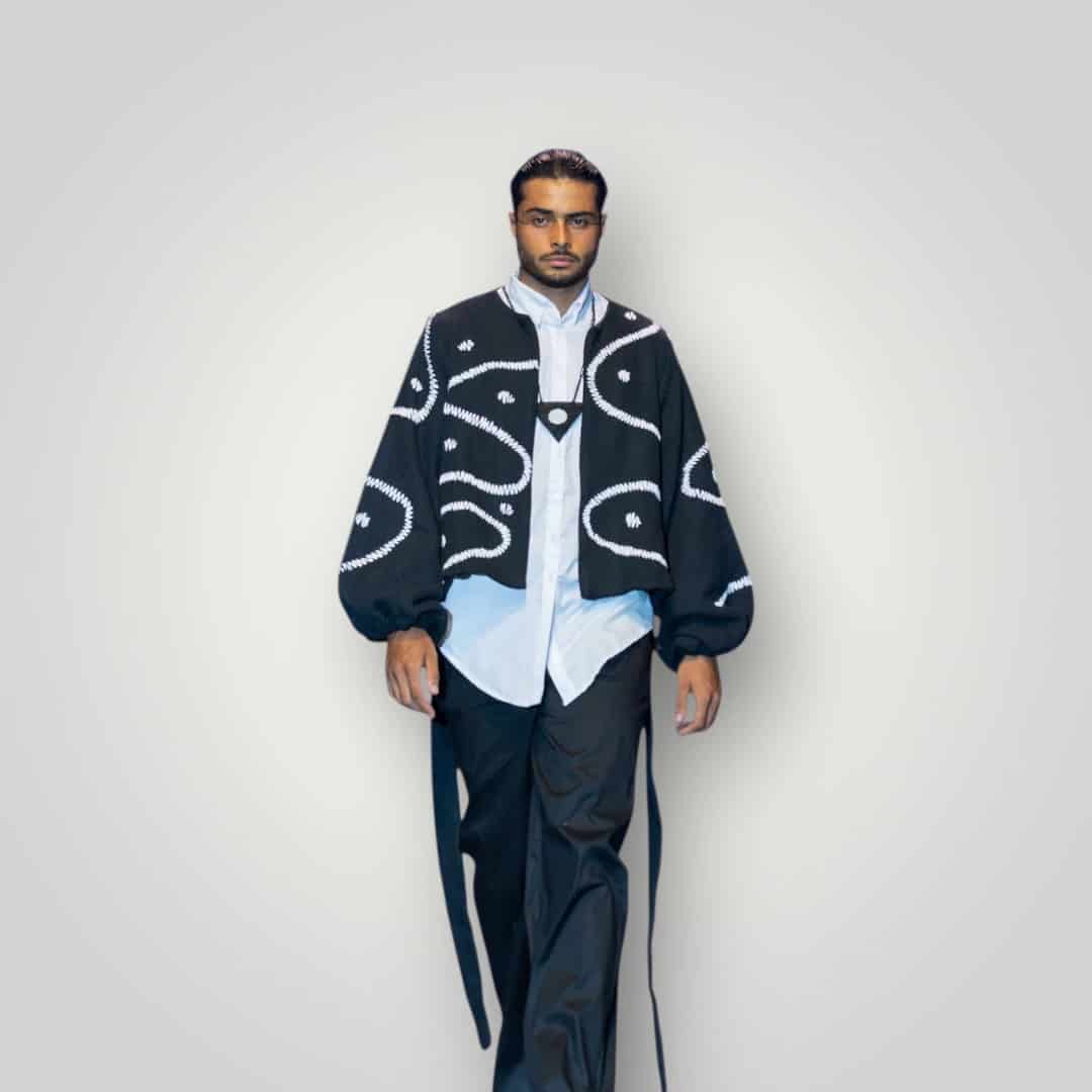 CHAQUETA ASIMETRICA - miniatura 2