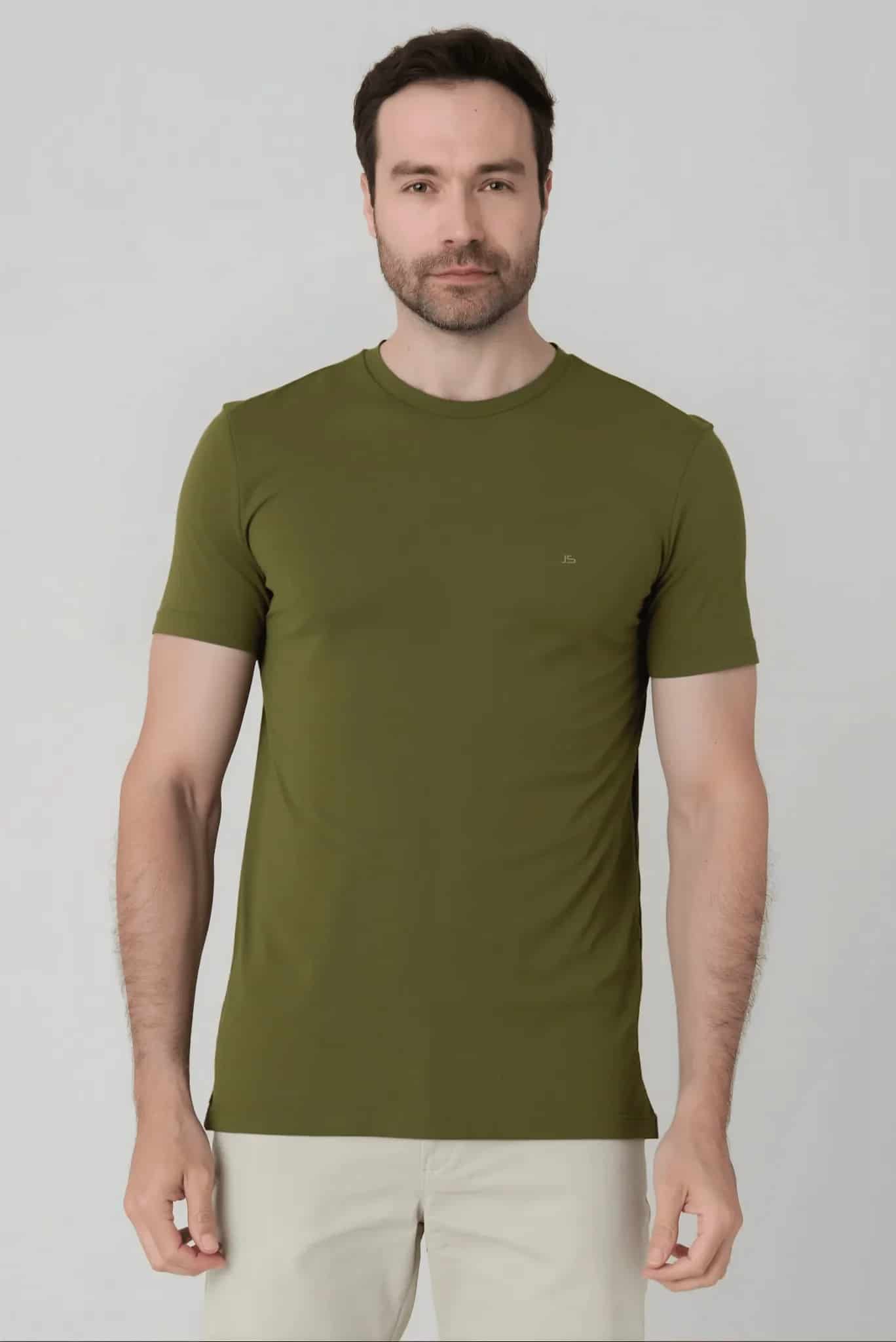 Camiseta cuello redondo para hombre Jon Sonen 020424008 - miniatura 8