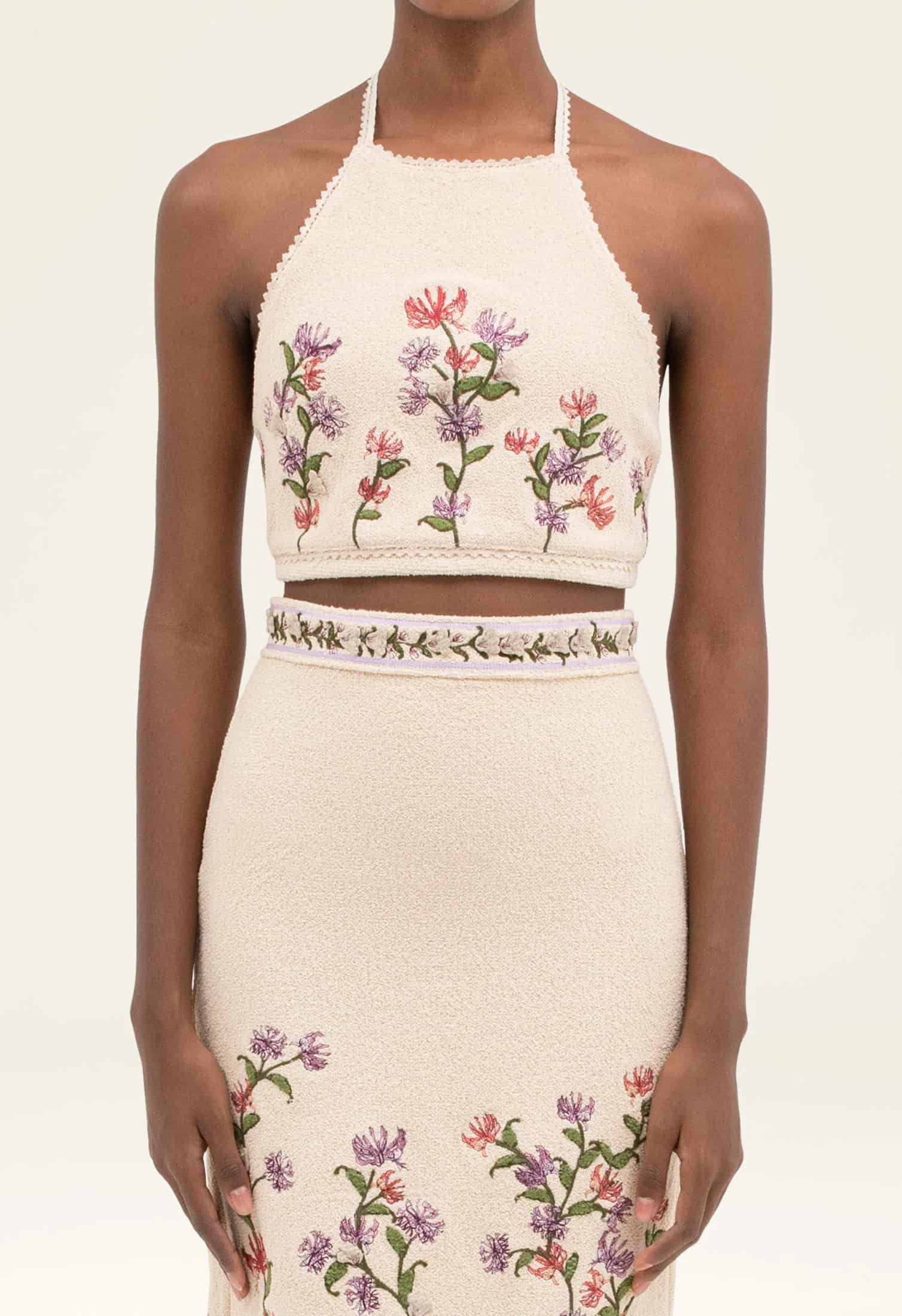 Carlota Honeysuckle Cropped Top - miniatura 12