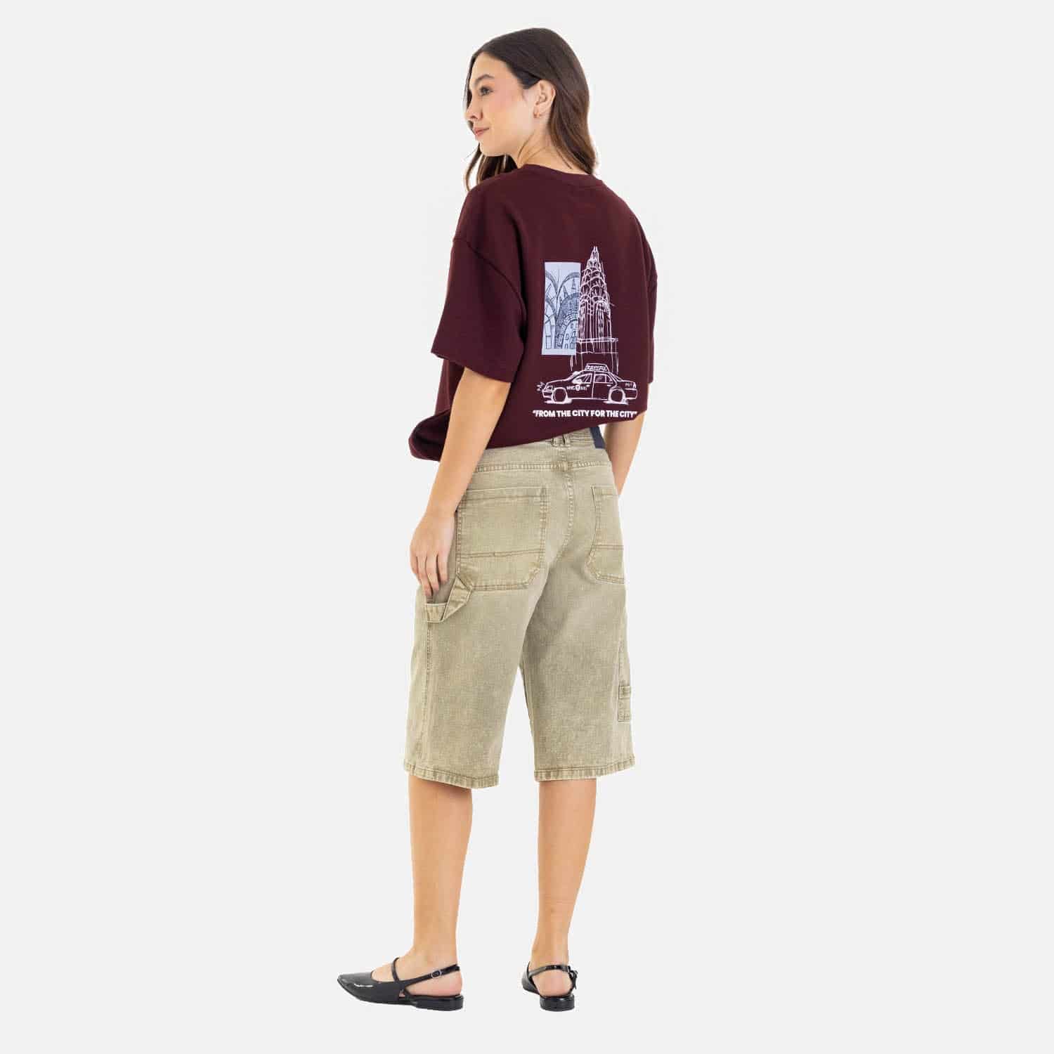 Classic Fit Jort Olive - miniatura 16
