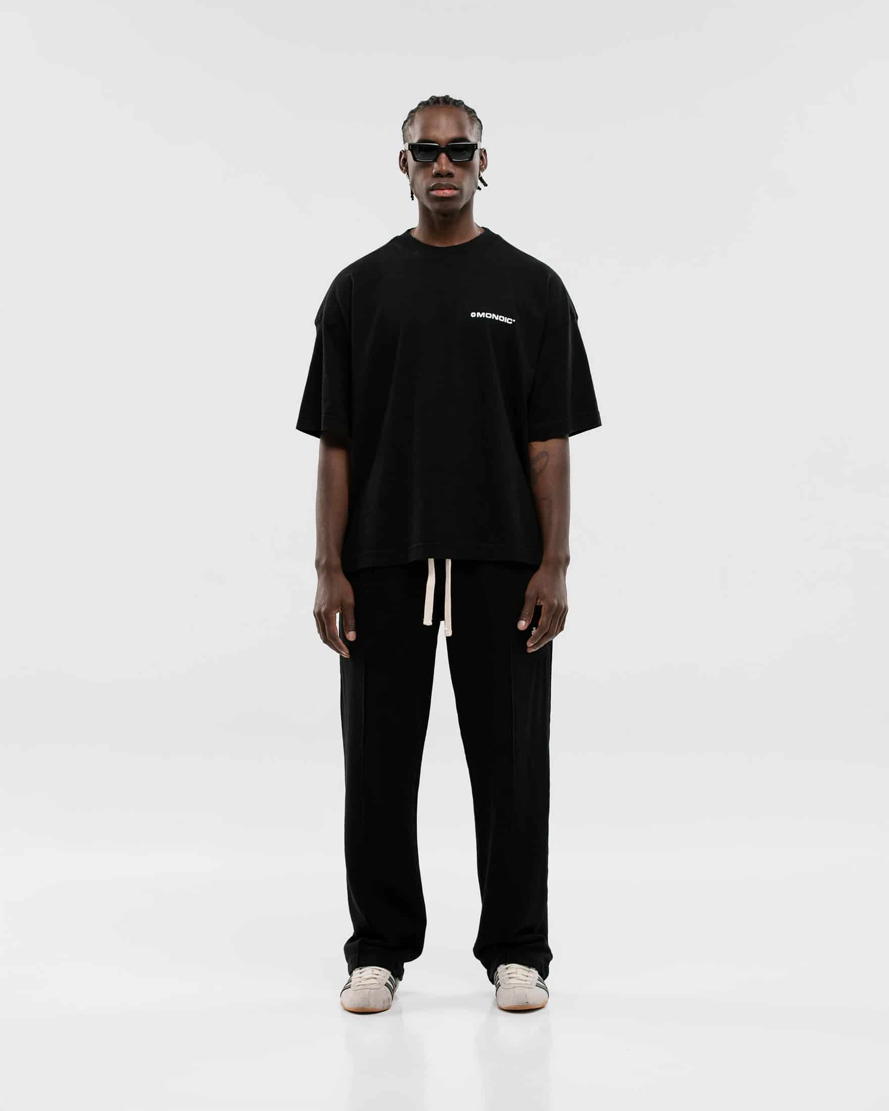 Camiseta Boxy Fit Básica V2 - Negro Oscuro - miniatura 6