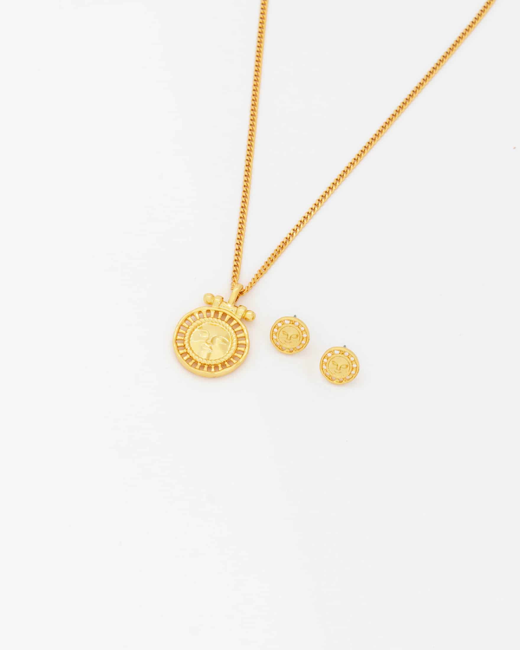 Set Collar + Aretes Cara - miniatura 2