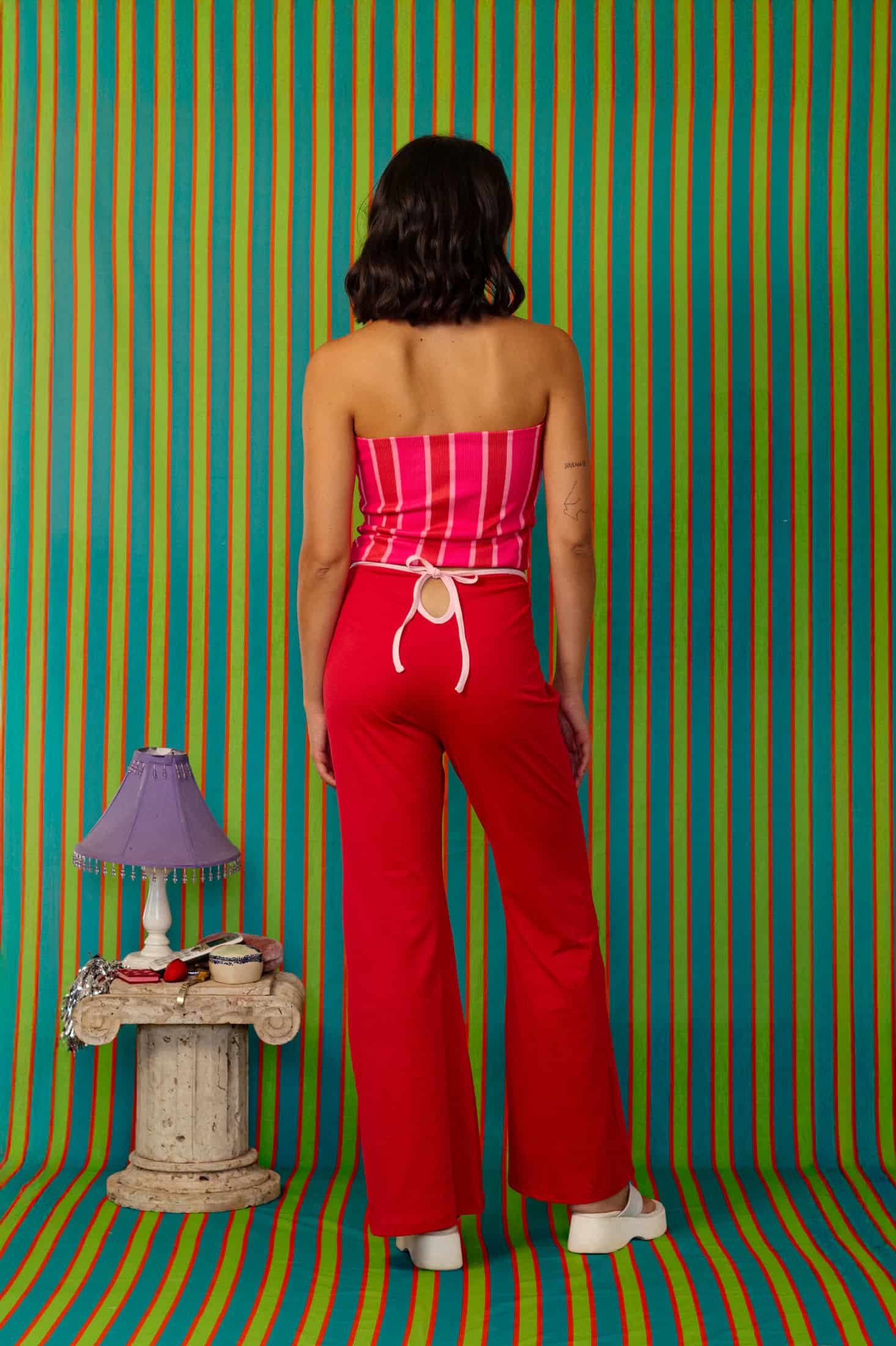 Rojas Pants In Red - miniatura 2