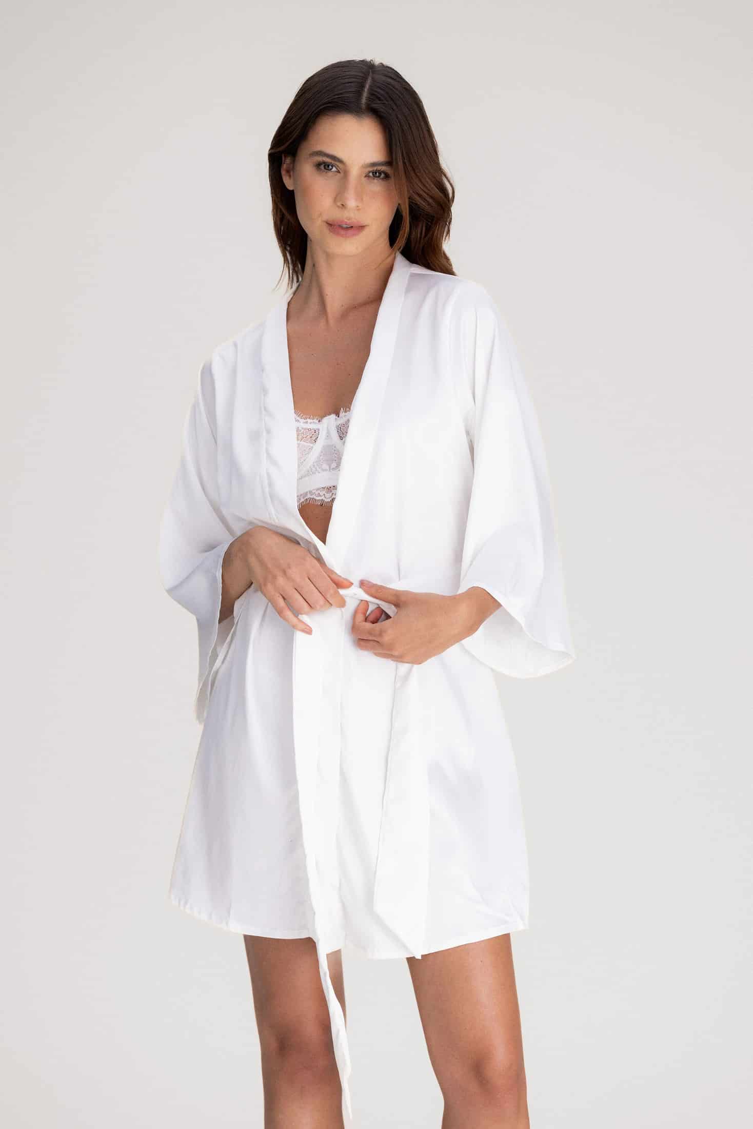 KIMONO ELIZA MARFIL - miniatura 1