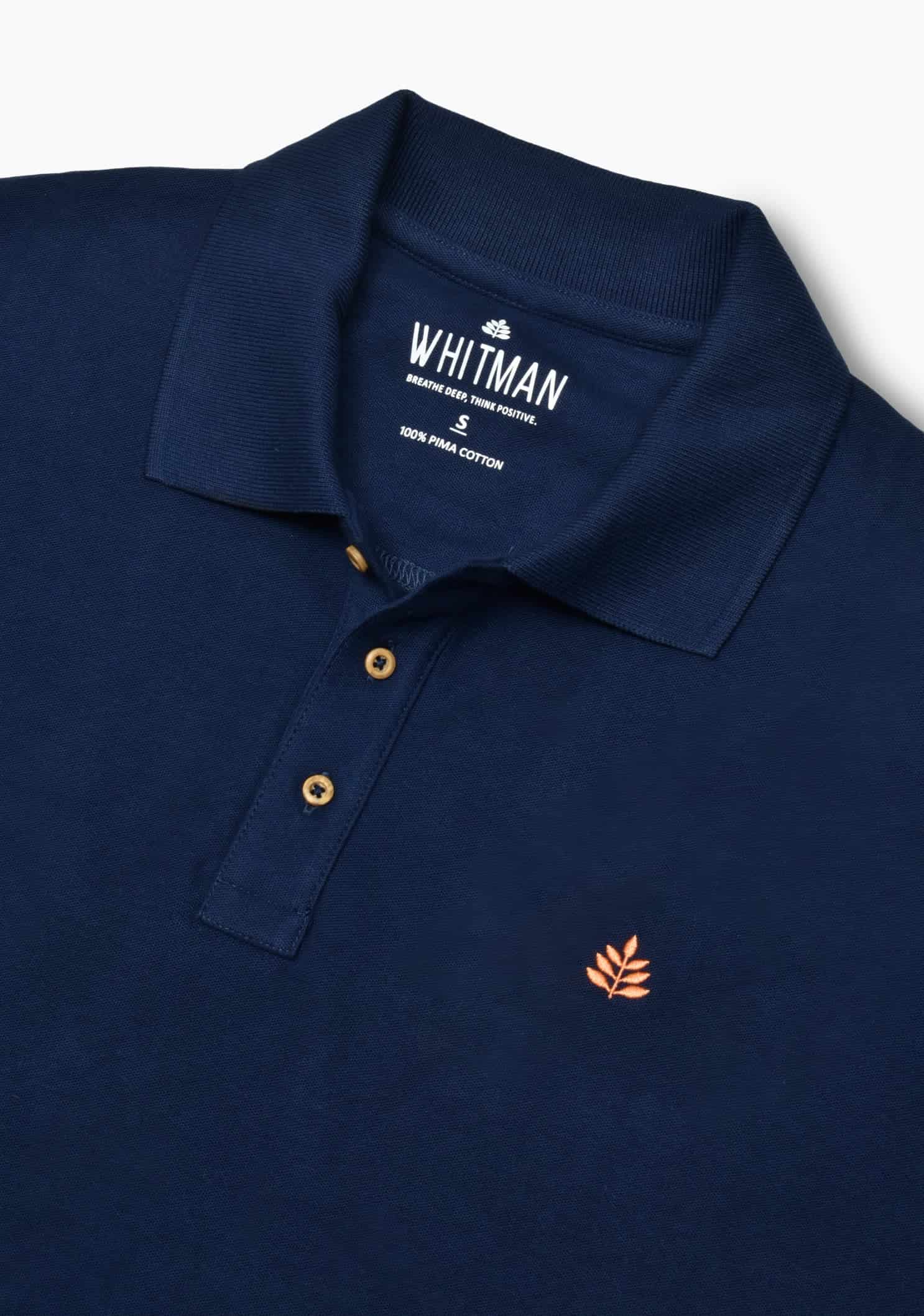 Camiseta Tipo Polo Azul Osc. L-Nar - miniatura 3