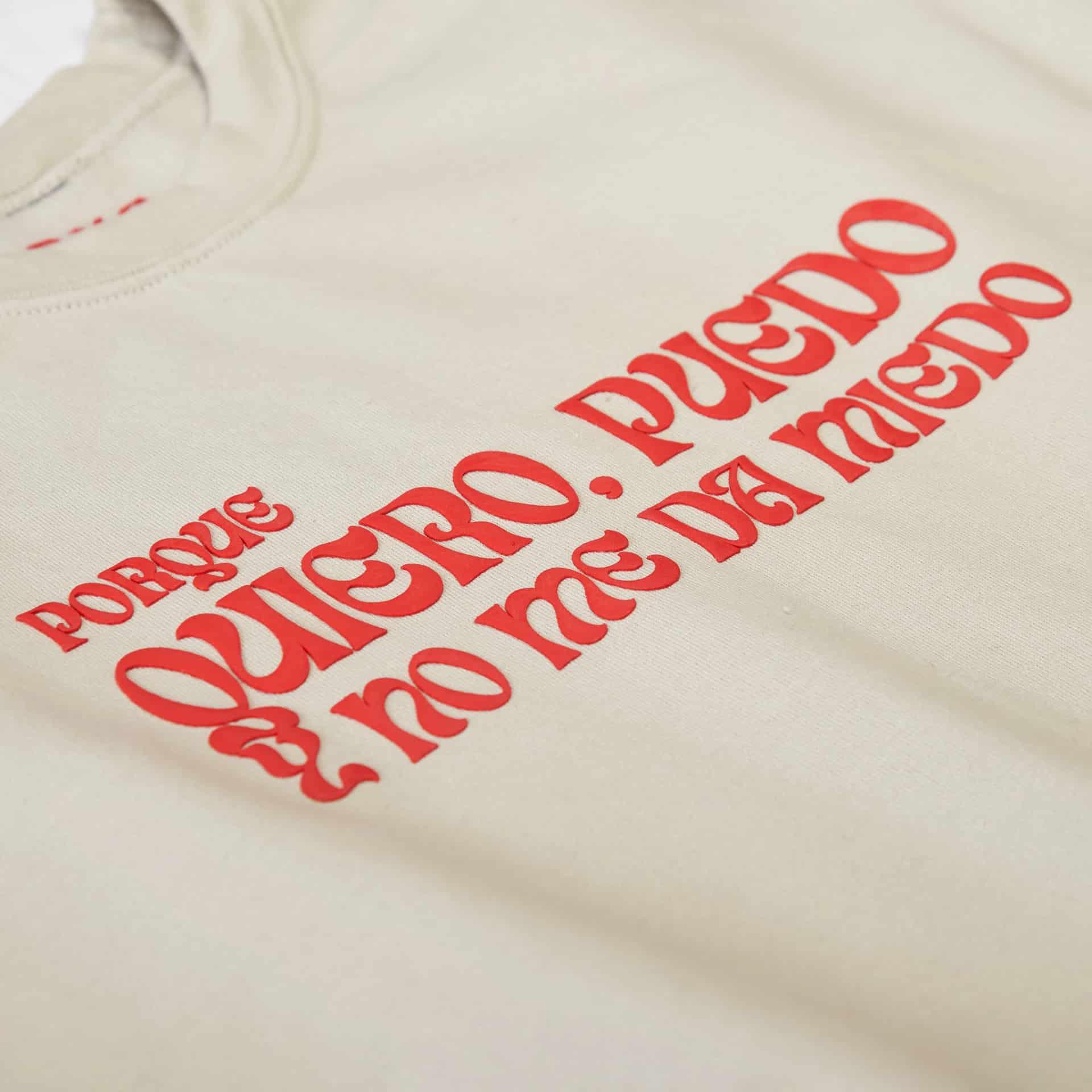 QUIERO PUEDO Y NO ME DA MIEDO CREW NECK - miniatura 2