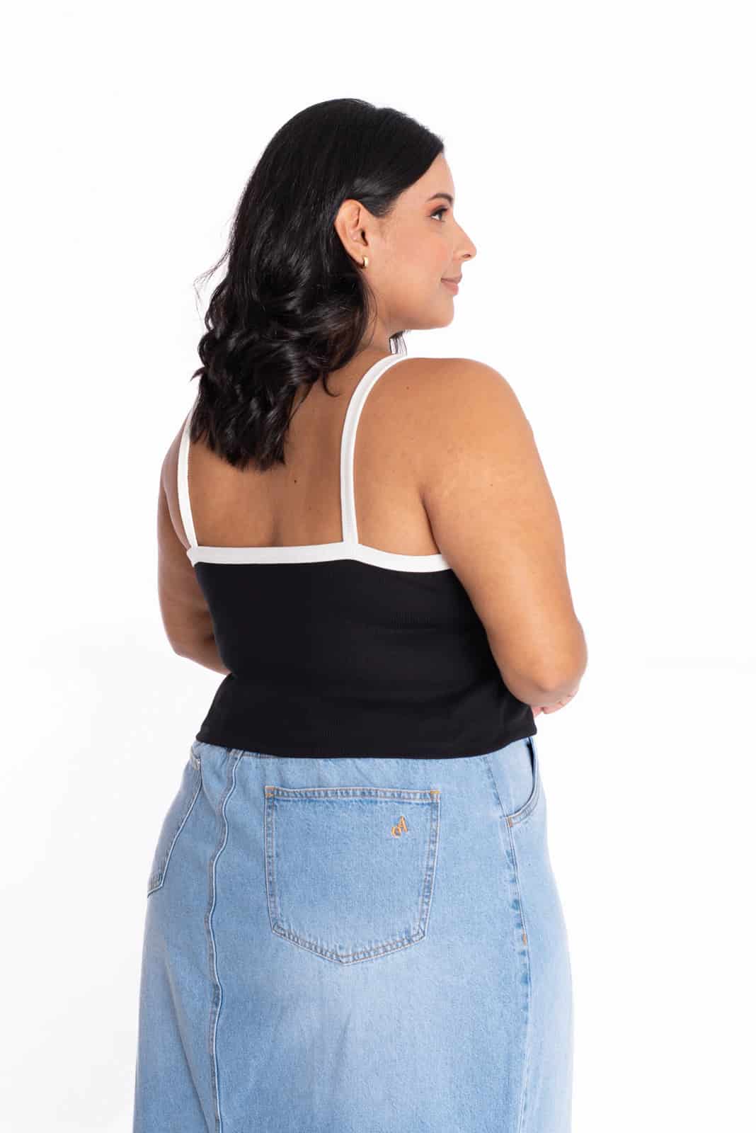 Crop Top Solaris Negro - miniatura 5