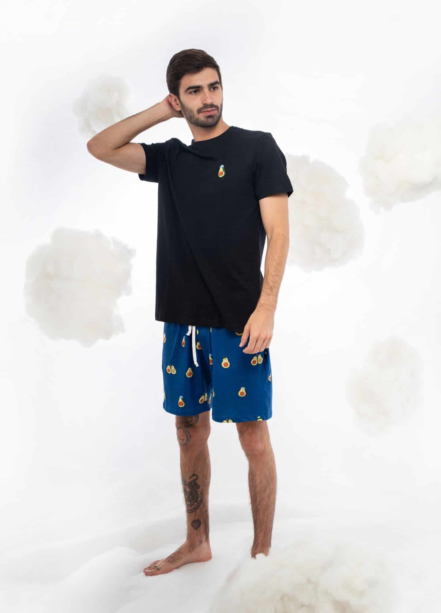 Conjunto Short Aguacate - Azul - miniatura 3