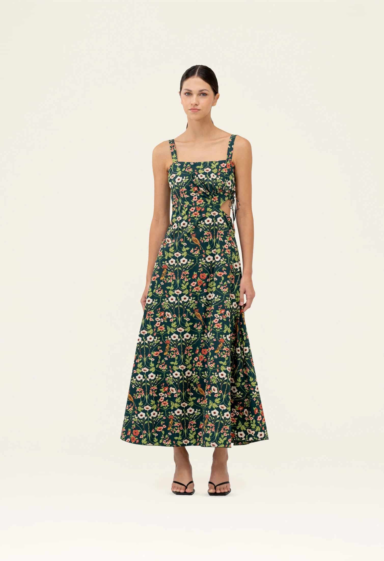 Verano Mosquetero Midi Dress - miniatura 1