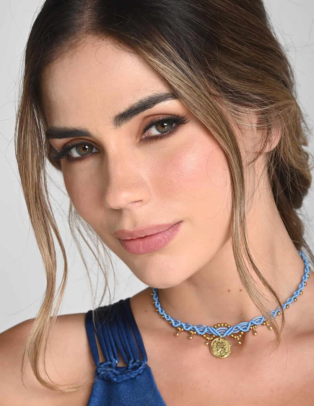 Choker Lía Blue Sky - miniatura 1