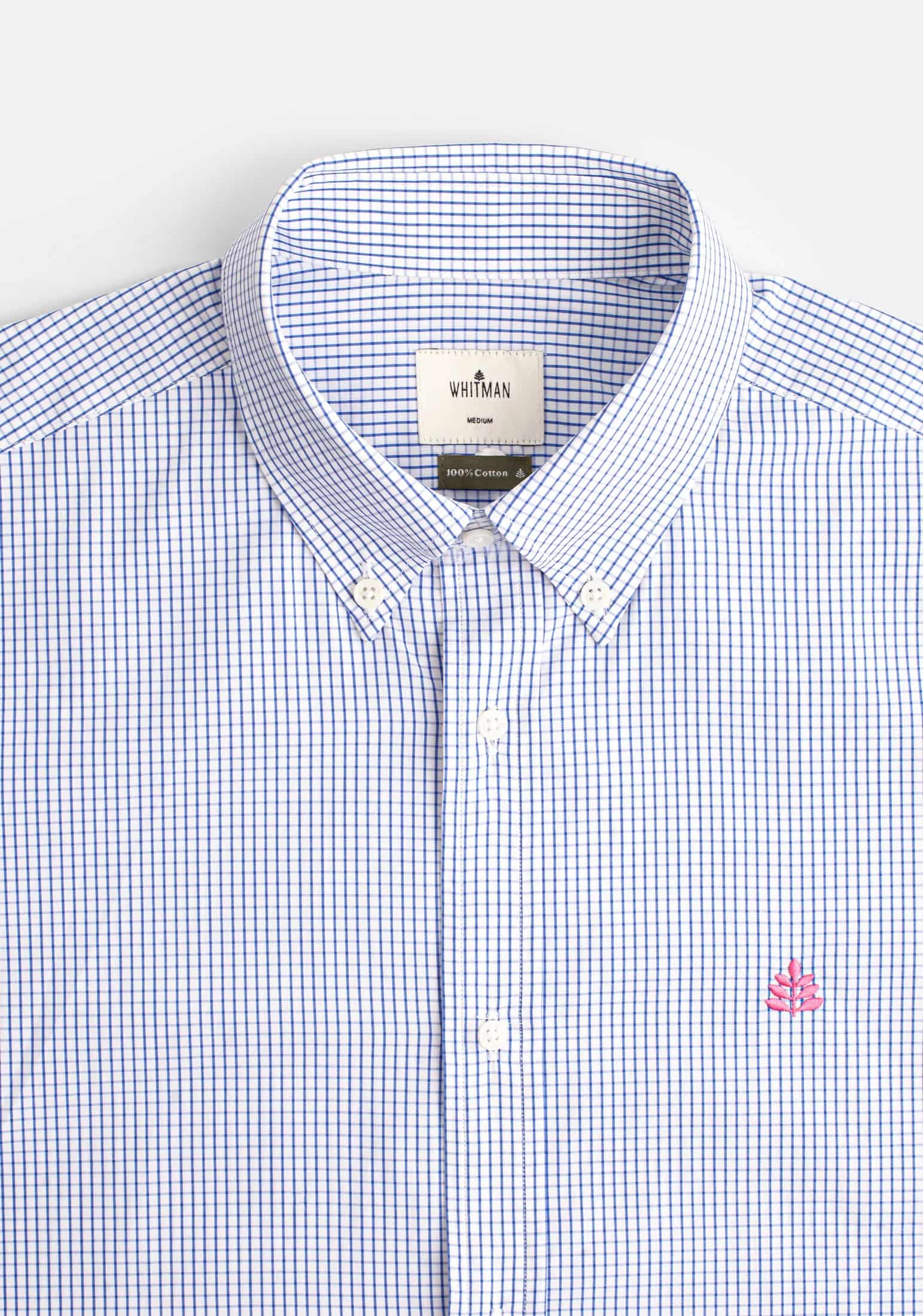 Camisa H CBD Cuadros L-Fuc Azul Med - miniatura 2