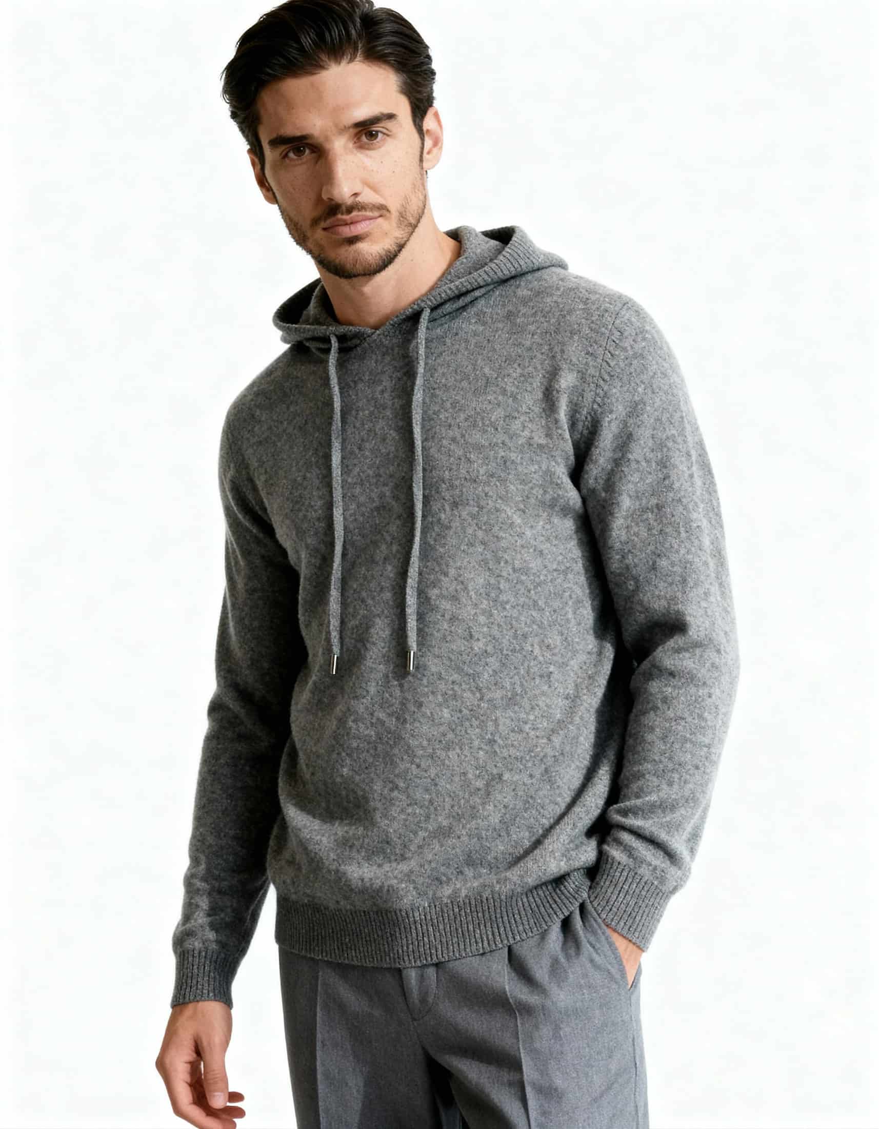 100% Cashmere Hoodie - miniatura 13