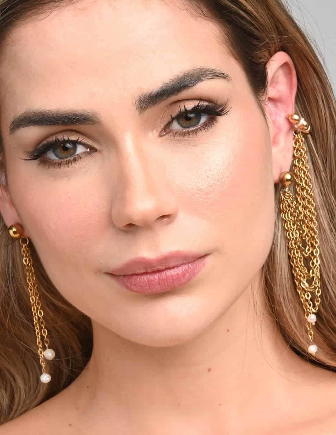 Ear Cuff Golden Clouds Marfil - miniatura 2