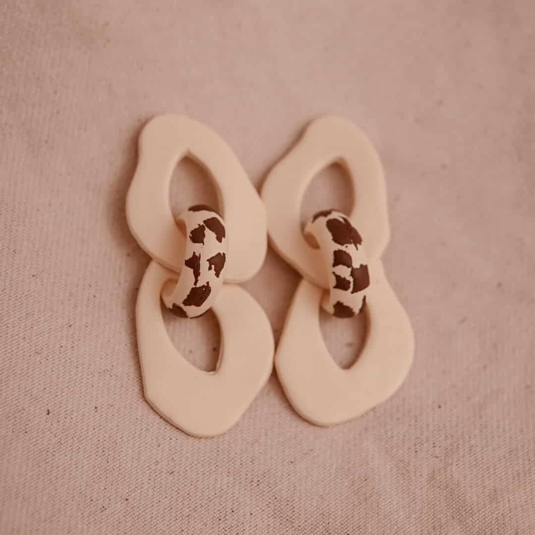 Aretes Iris Cow Print - miniatura 2