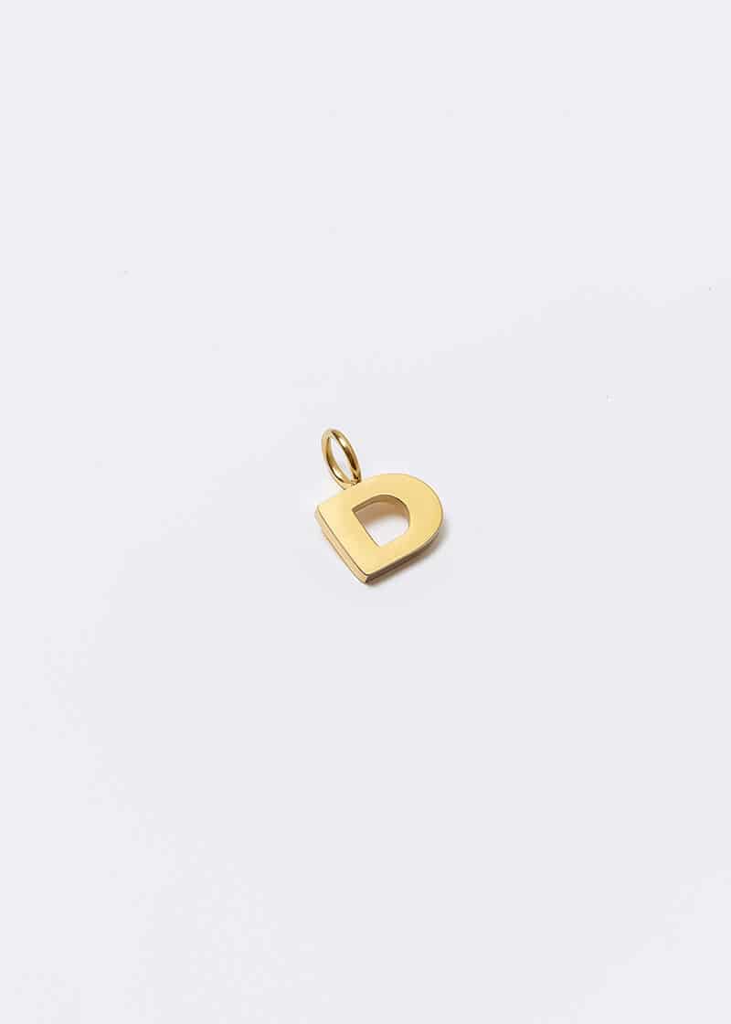 Dije Letra Dorado - miniatura 4