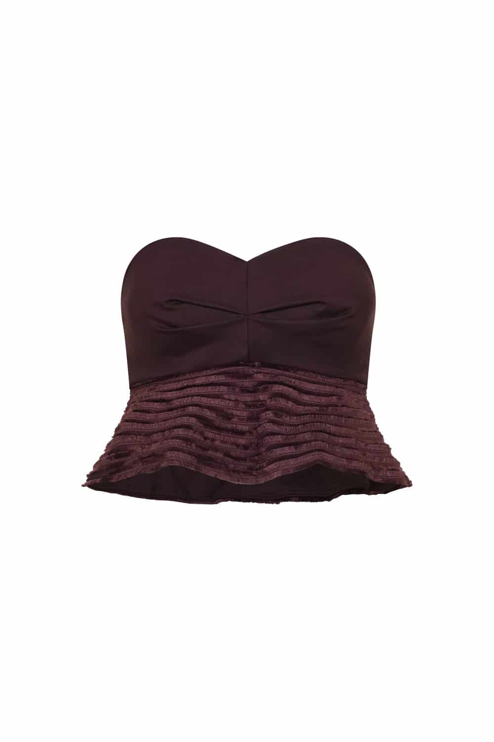 Crop top del mar brown - miniatura 2