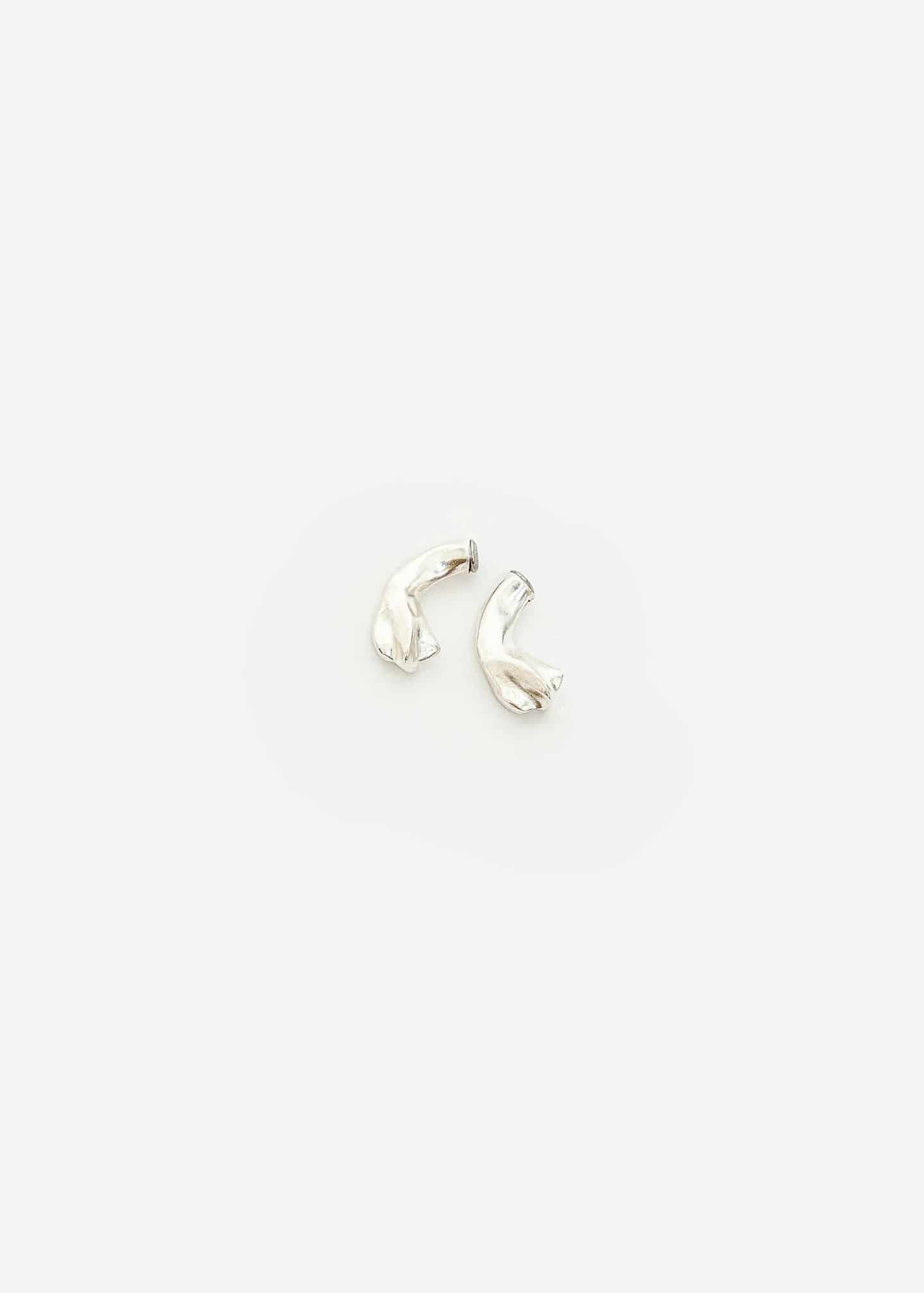 Mini Petal Curve Back Plata - miniatura 1