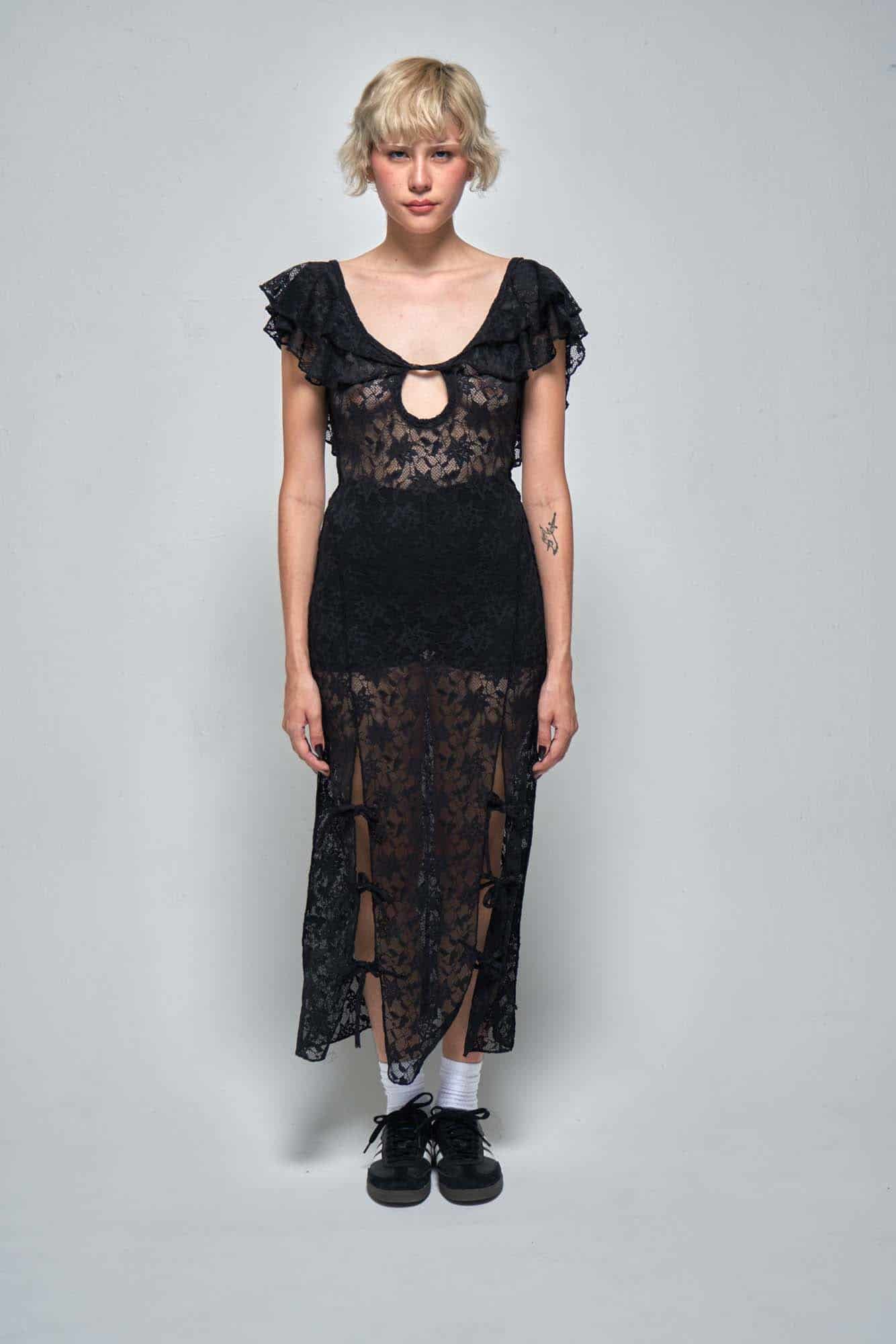 MIZU BLACK DRESS - miniatura 7