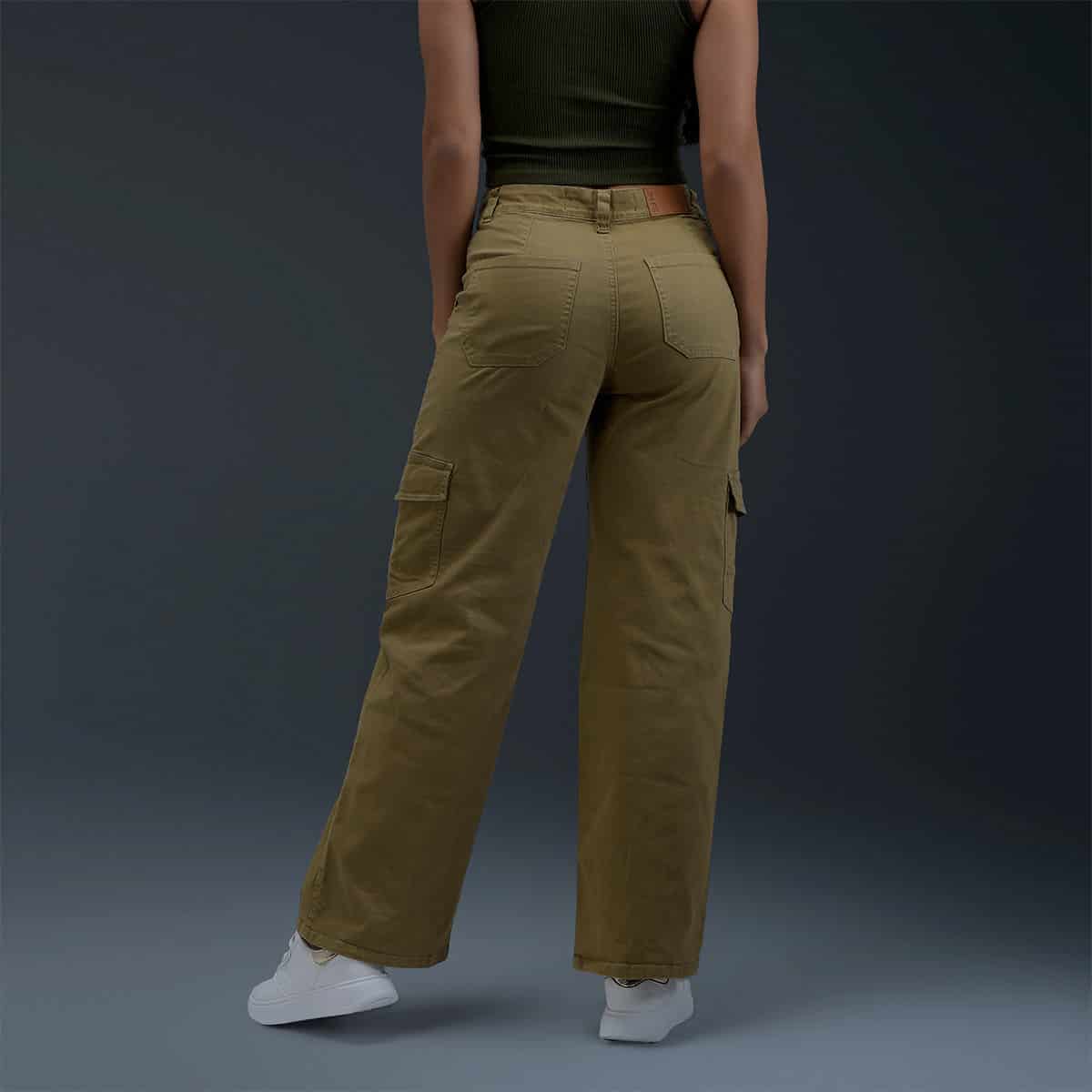 Jeans Beige Mujer - miniatura 2