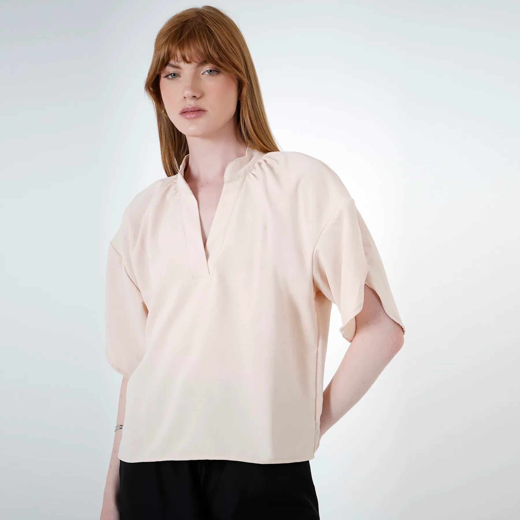 Blusa Cuello Neru Manga Corta - miniatura 18