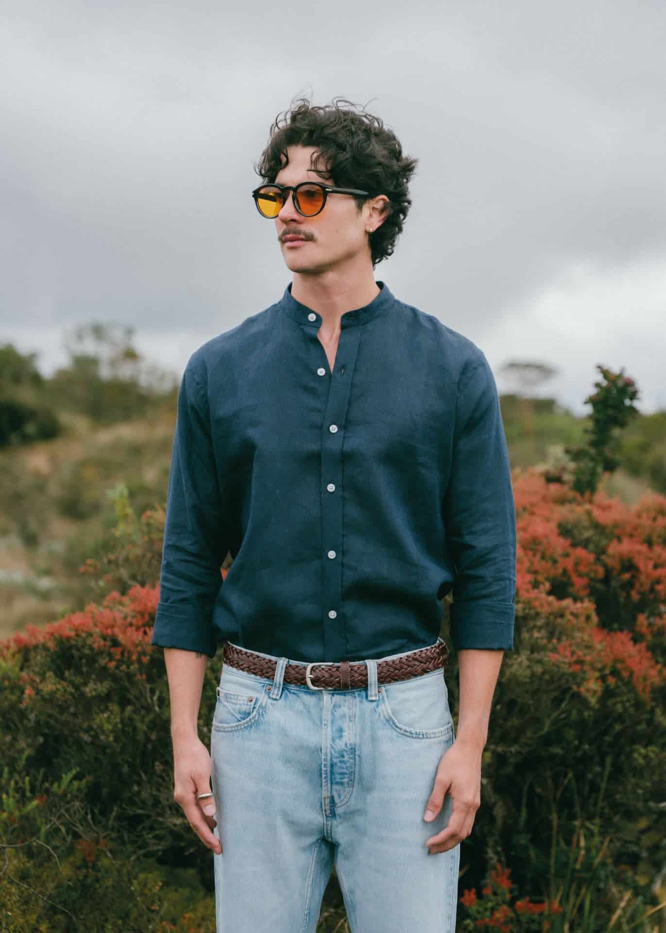 Camisa Córcega Azul Oscuro - miniatura 2