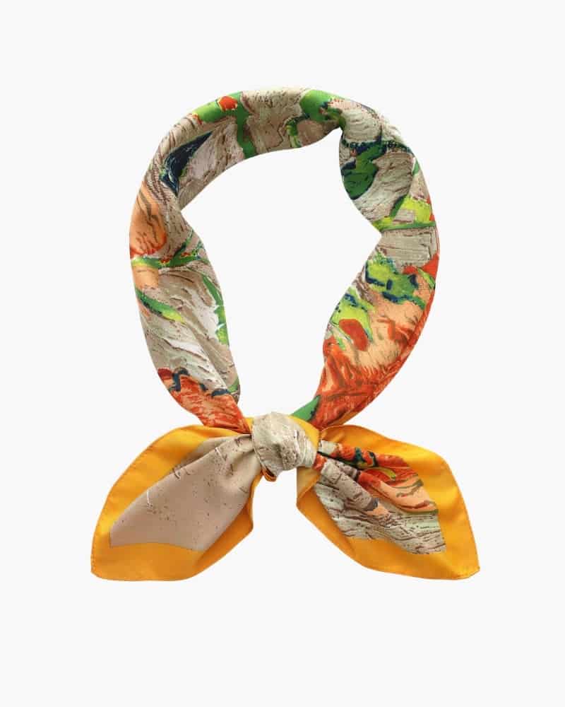 Old Money Impressionist Garden Scarf - miniatura 8