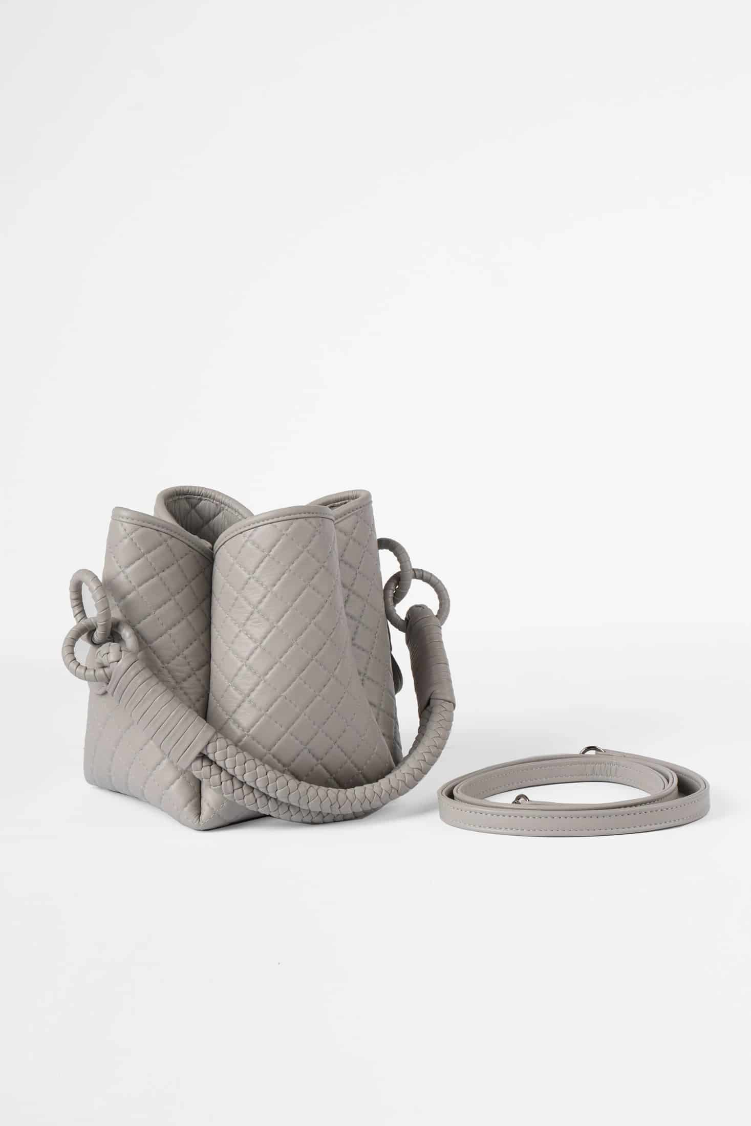 Tulip Mini Bucket Bag, Marble Gray - miniatura 4