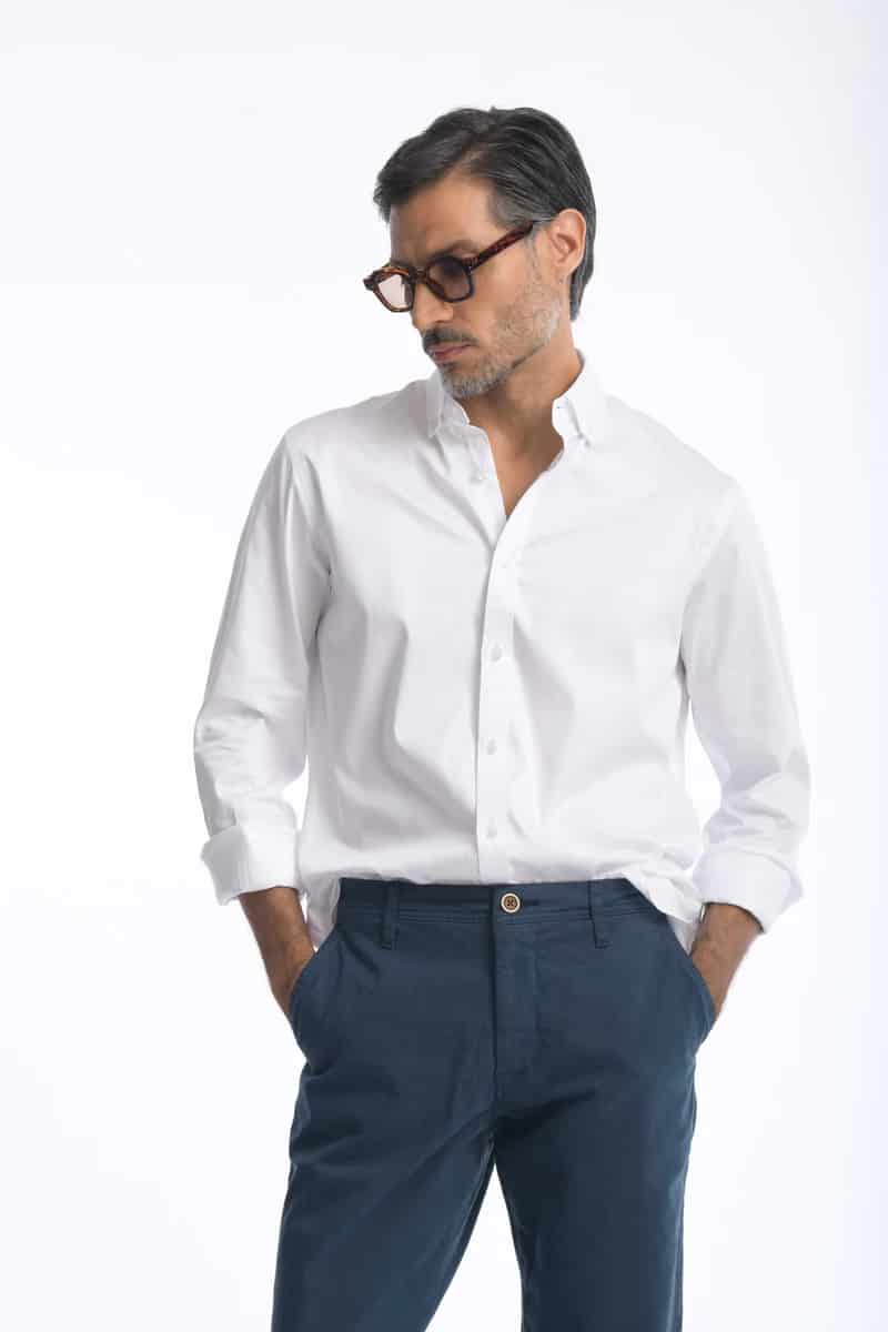 Camisa Genova Blanco - miniatura 3