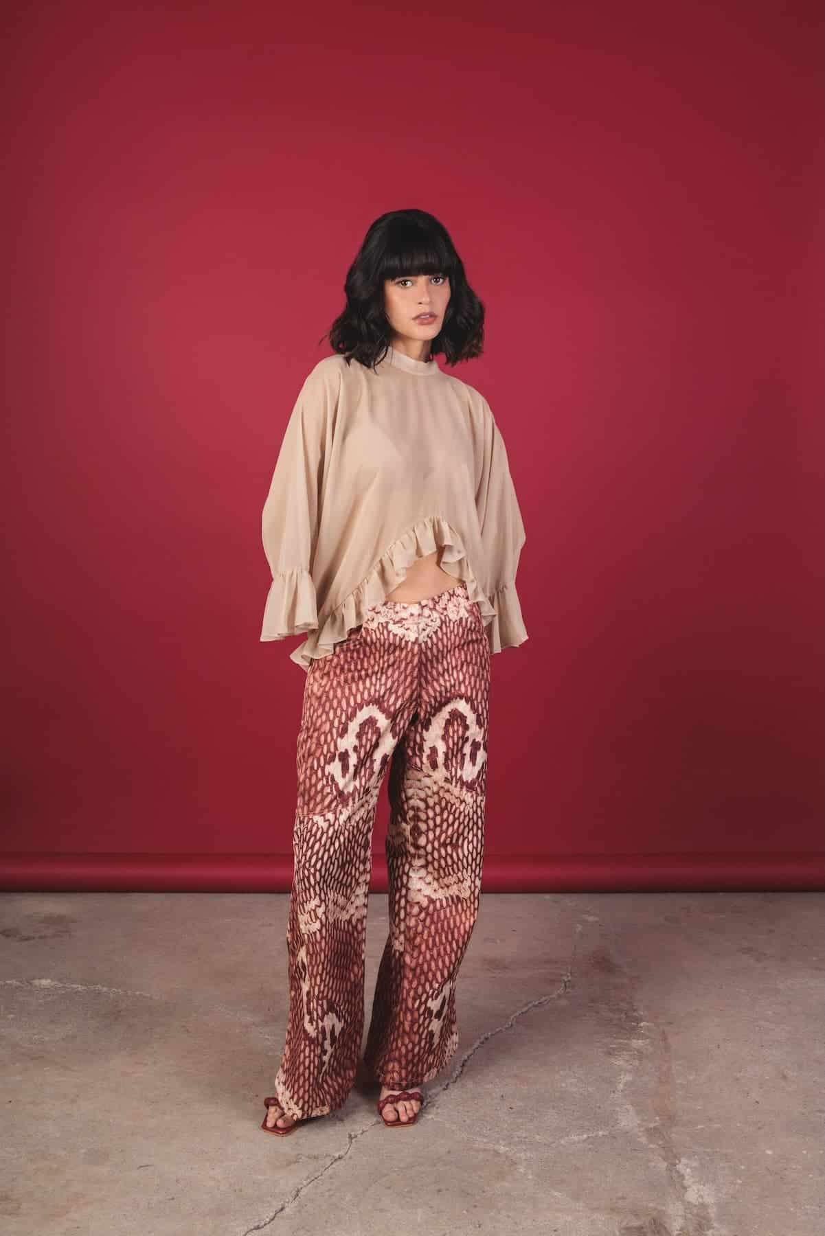 Mariposa Blouse | Buttercream - miniatura 3