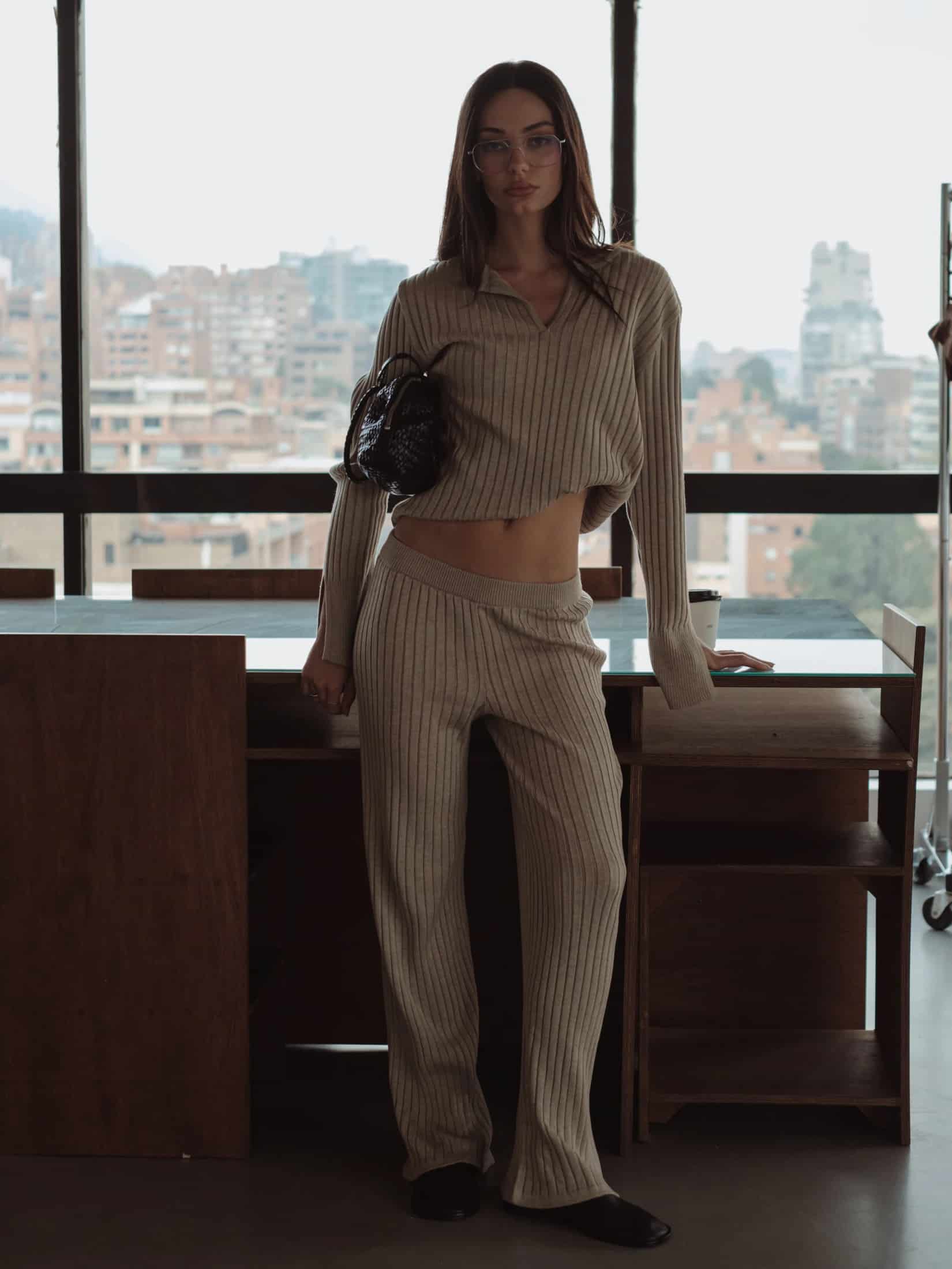 SAUNA KNIT PANTS - CHIPS - miniatura 2