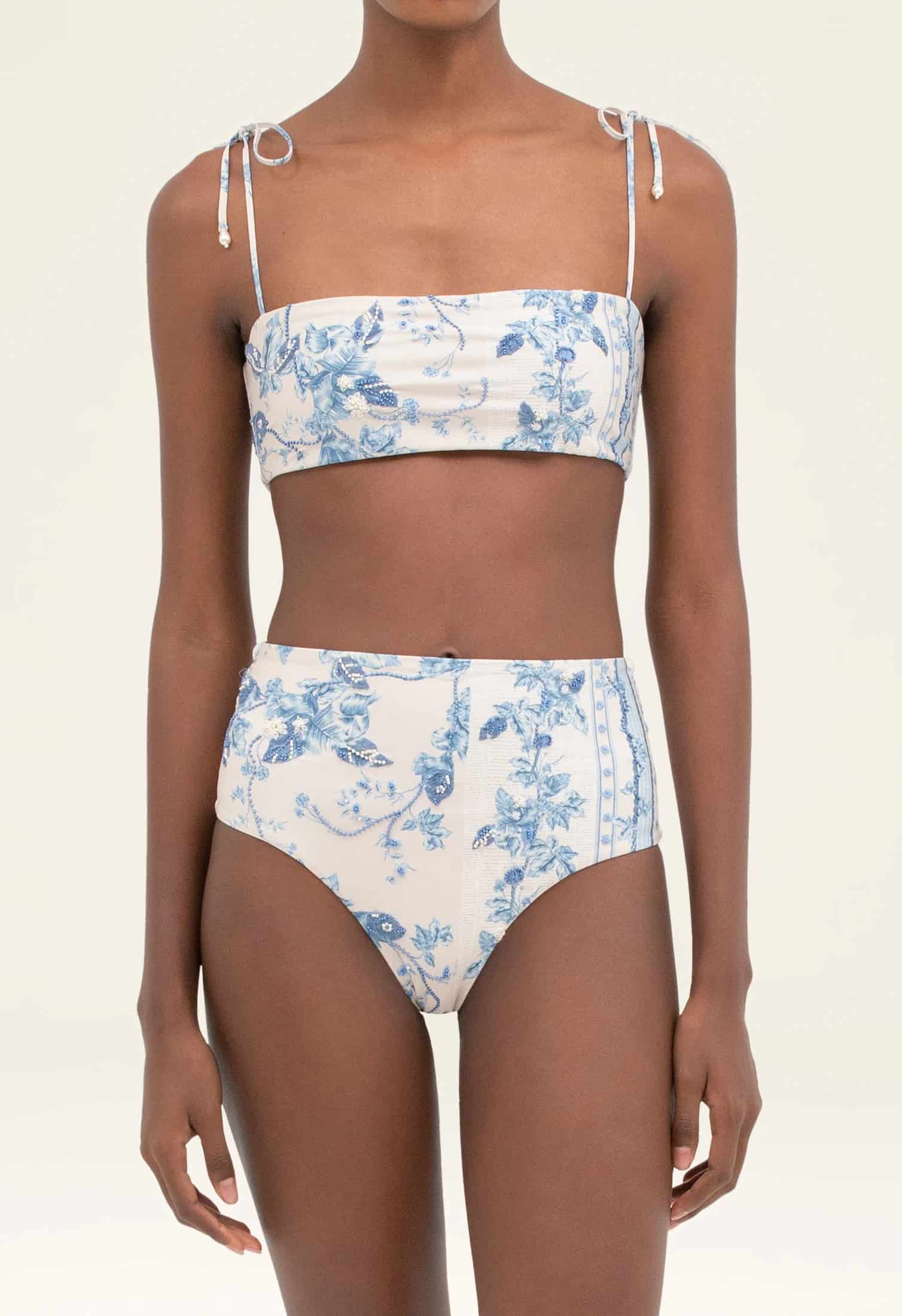 Magenta Bougainvillea Bikini Bottom - miniatura 5