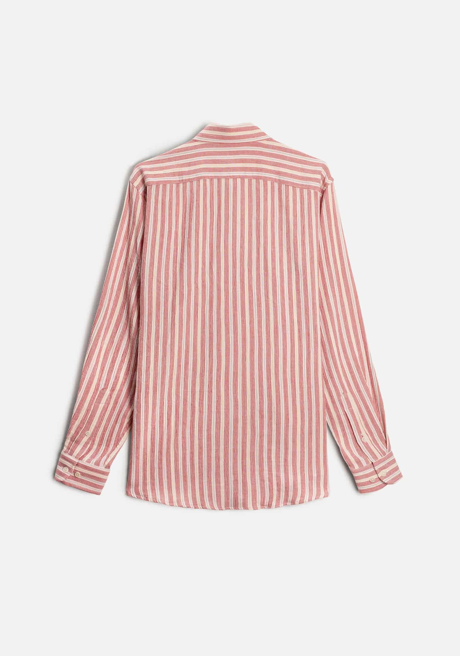 Camisa CF Owen Bols Rayas Rojo - Marfil - miniatura 6