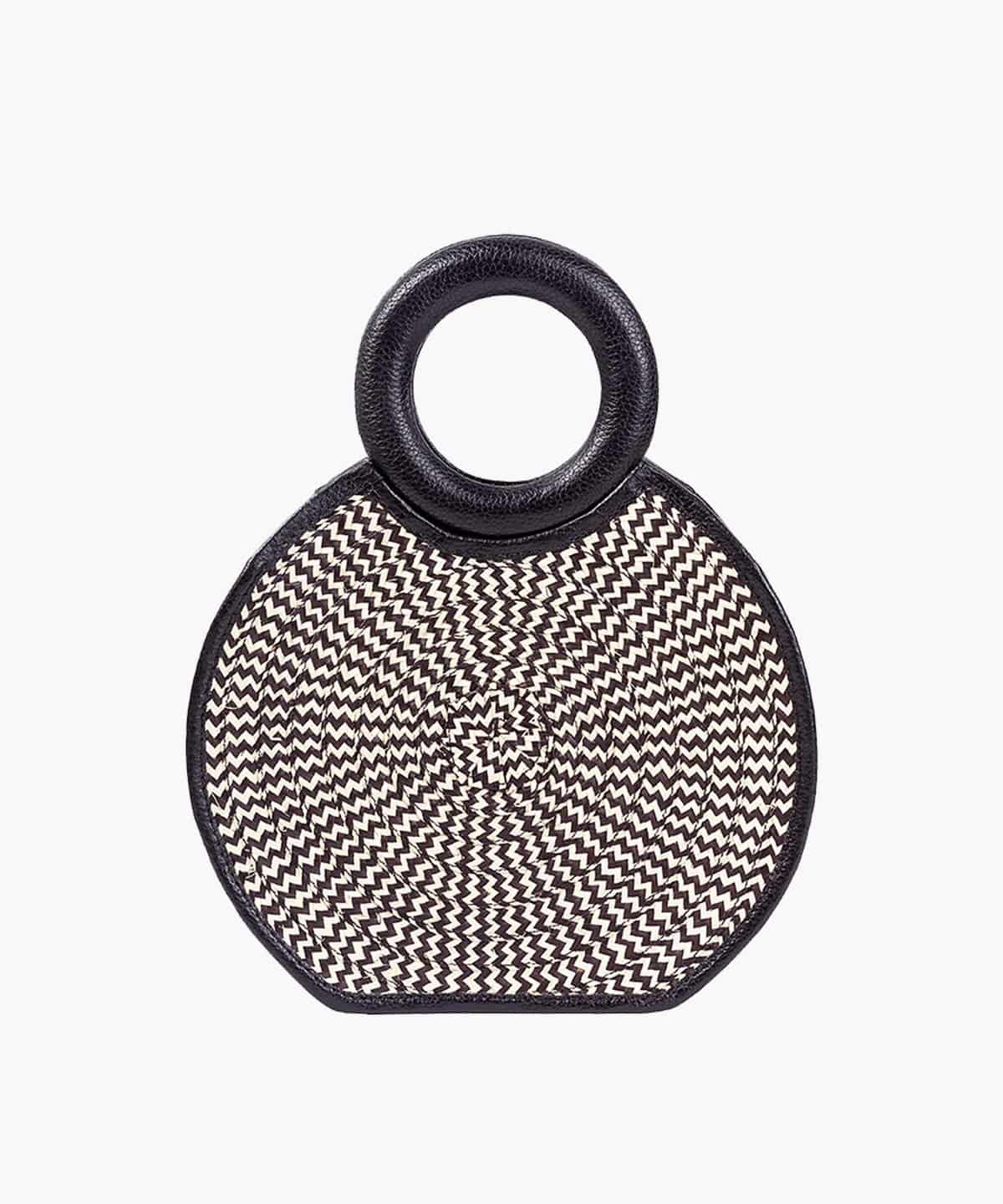 Zenú in Raffia and Leather - miniatura 1