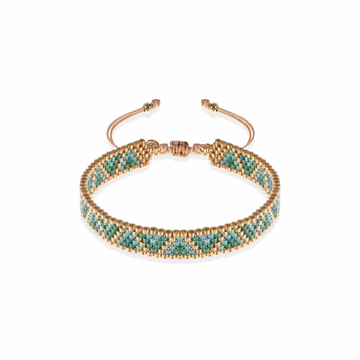 Sahara Miyuki Bracelet | Emerald - miniatura 1