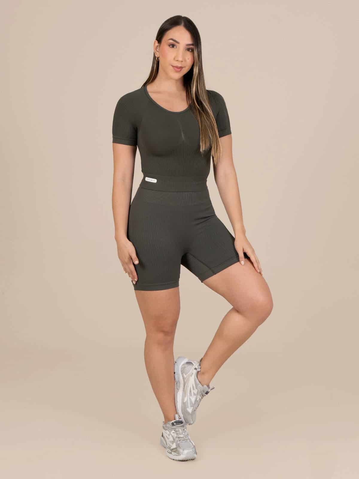 Samantha short set seamless gris - miniatura 1