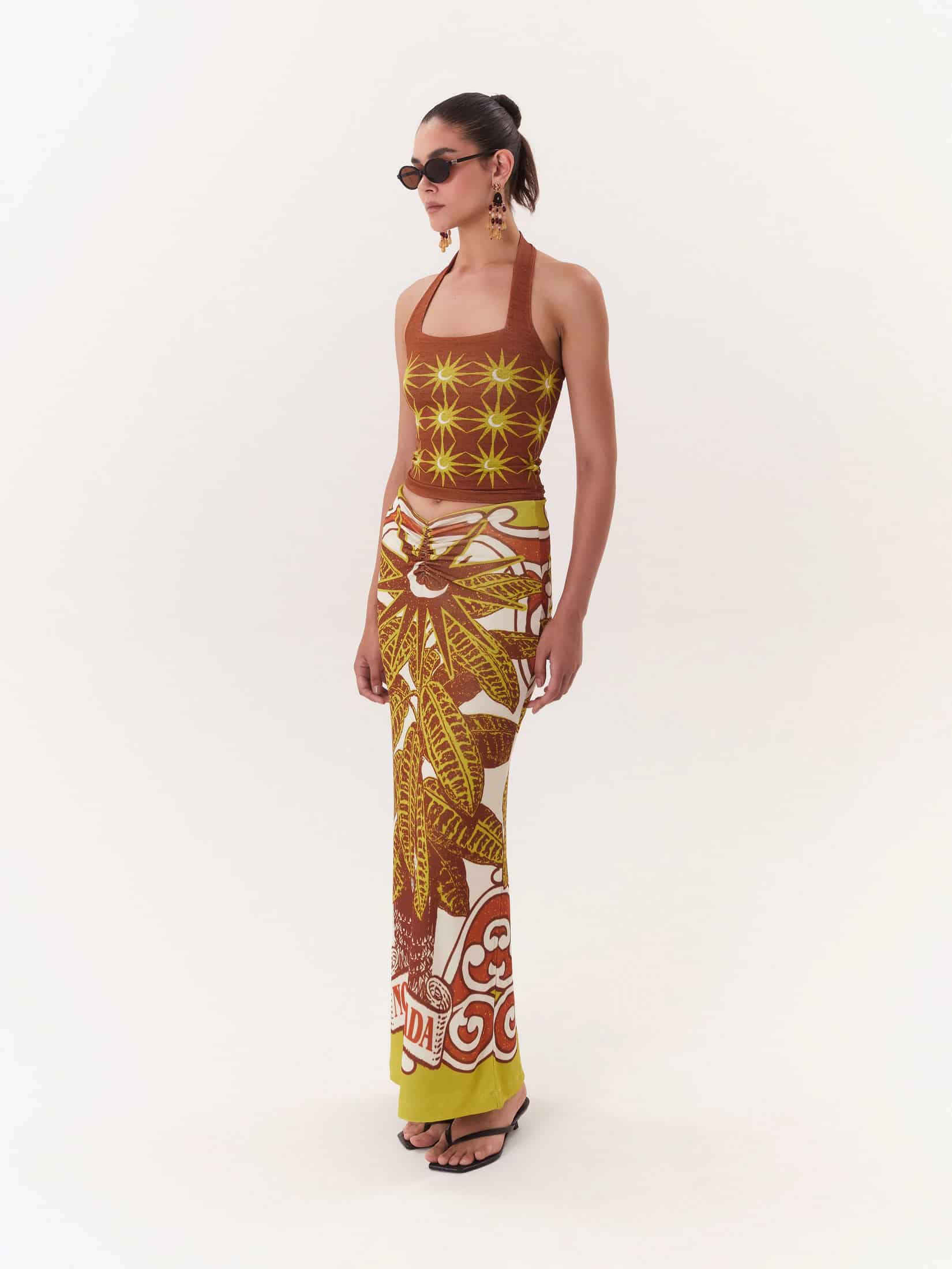 Halter Top Solar - Café - miniatura 2