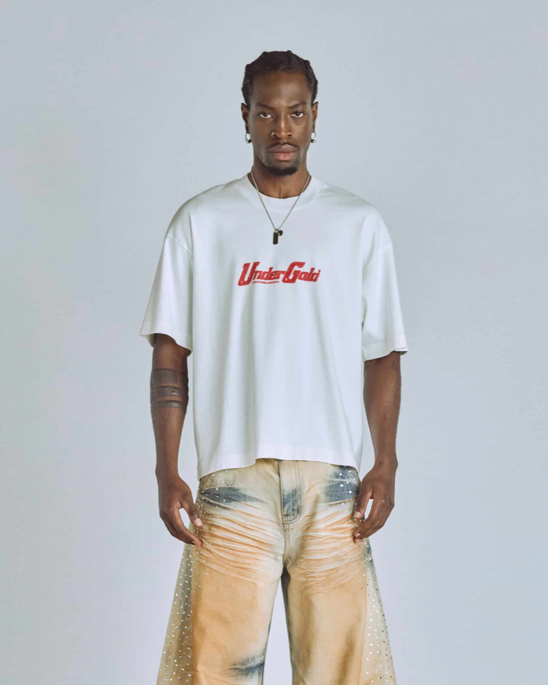 Golden Heritage Pegasus Boxy Fit Tshirt White - miniatura 2