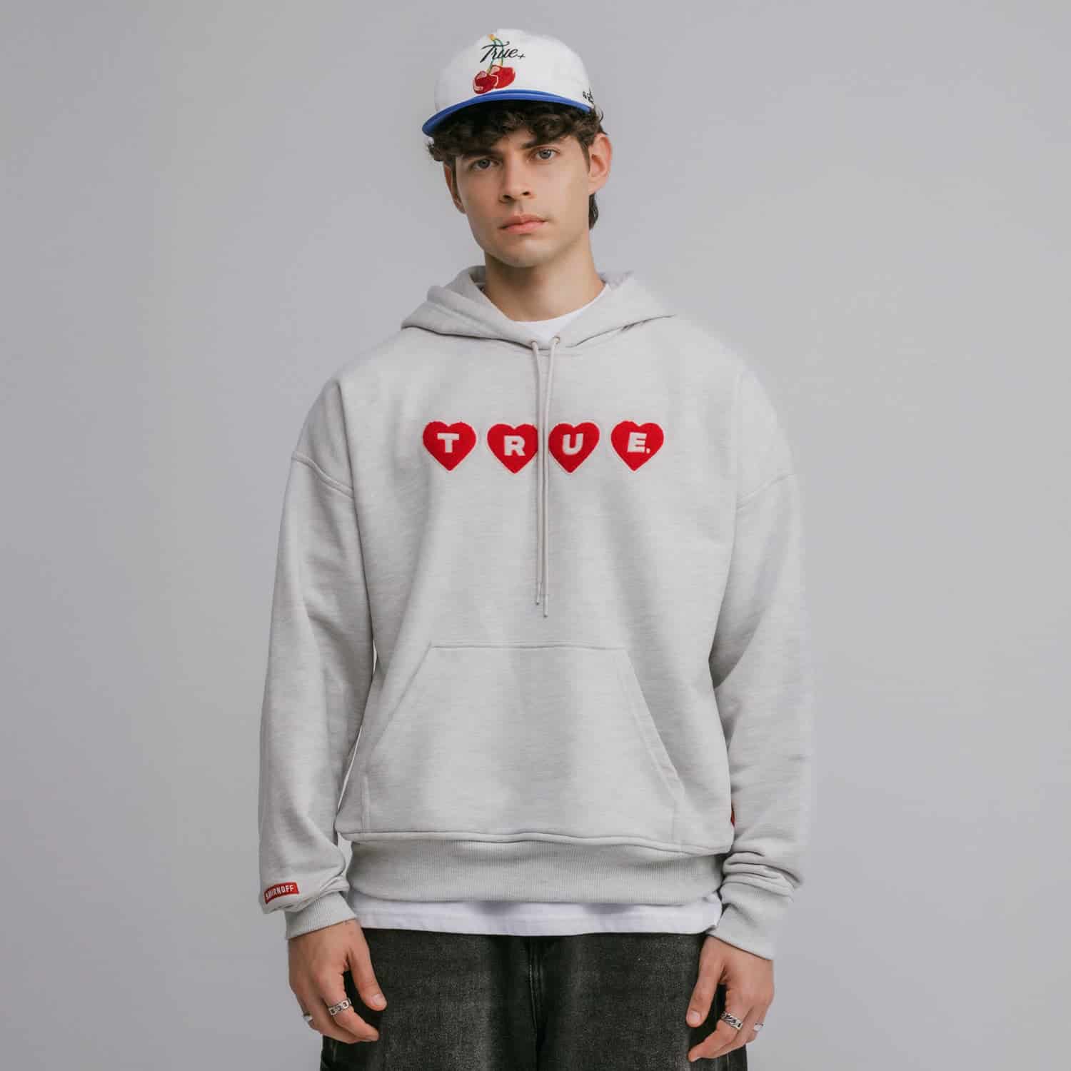 True X Smirnoff Hoodie - Gray - miniatura 2