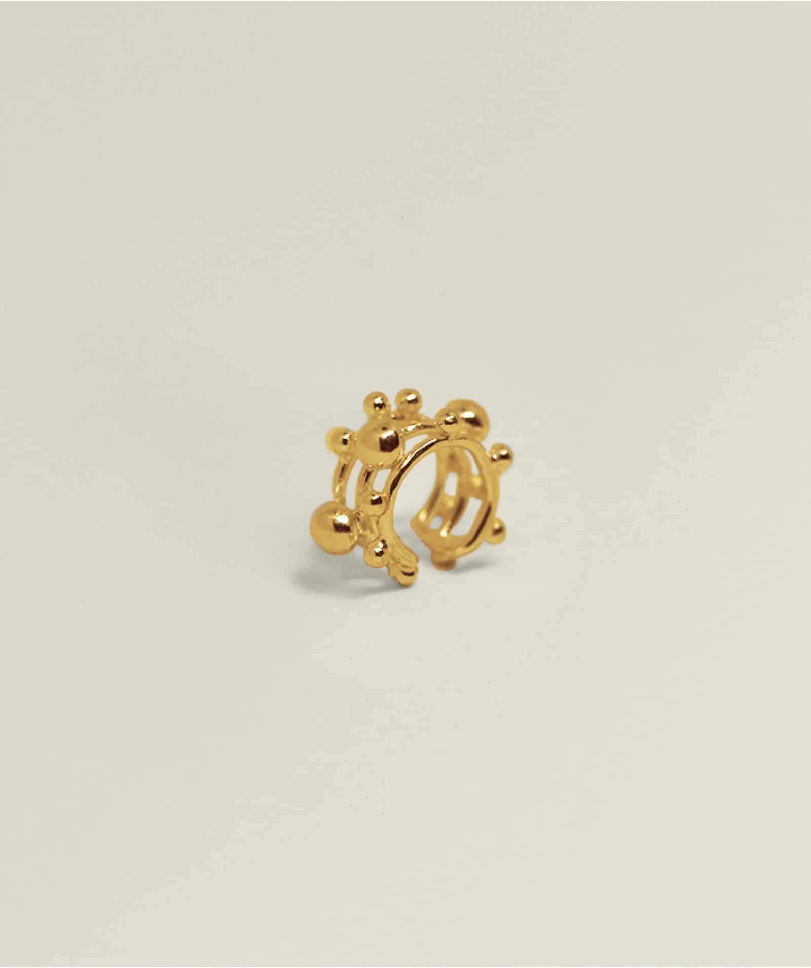San Goli Ear Cuff Gold - miniatura 1