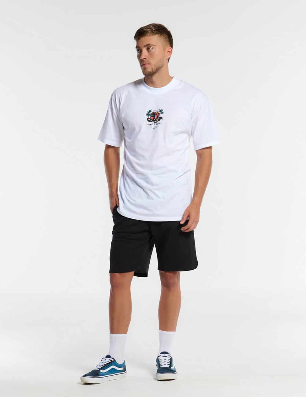 Camiseta Oversize Vida Simple  blanco Hombre - miniatura 5