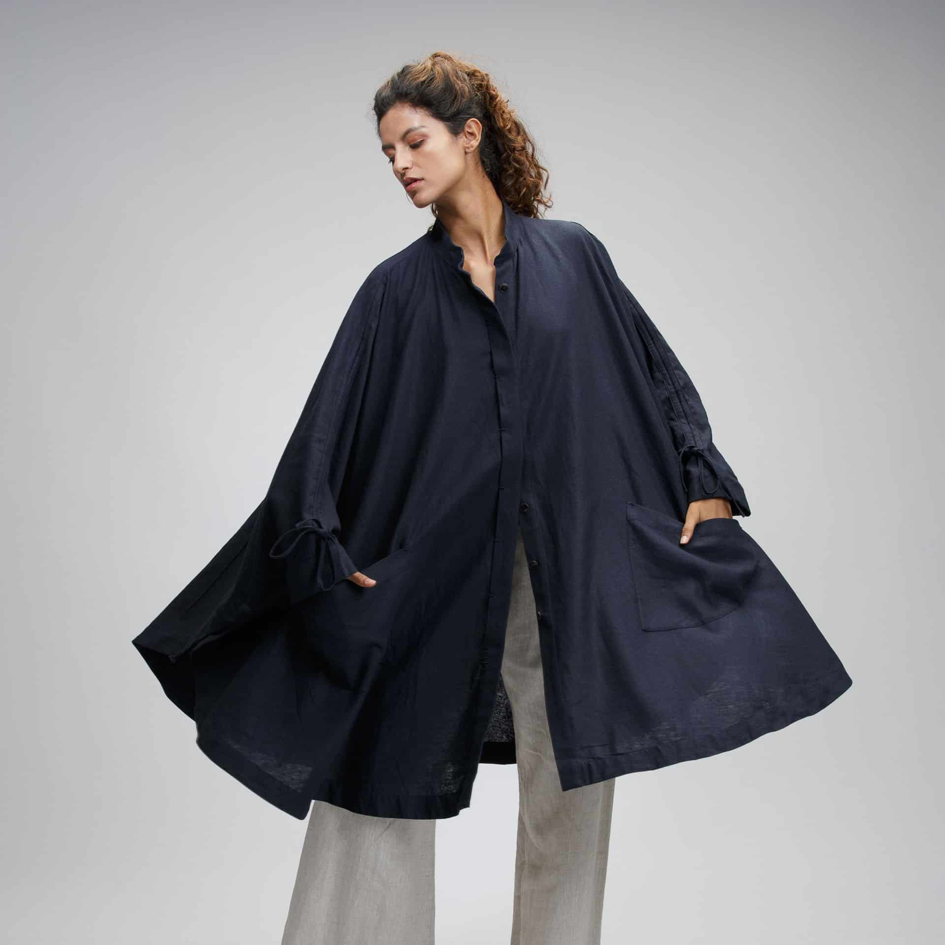 Camisa Circular - Azul - miniatura 5
