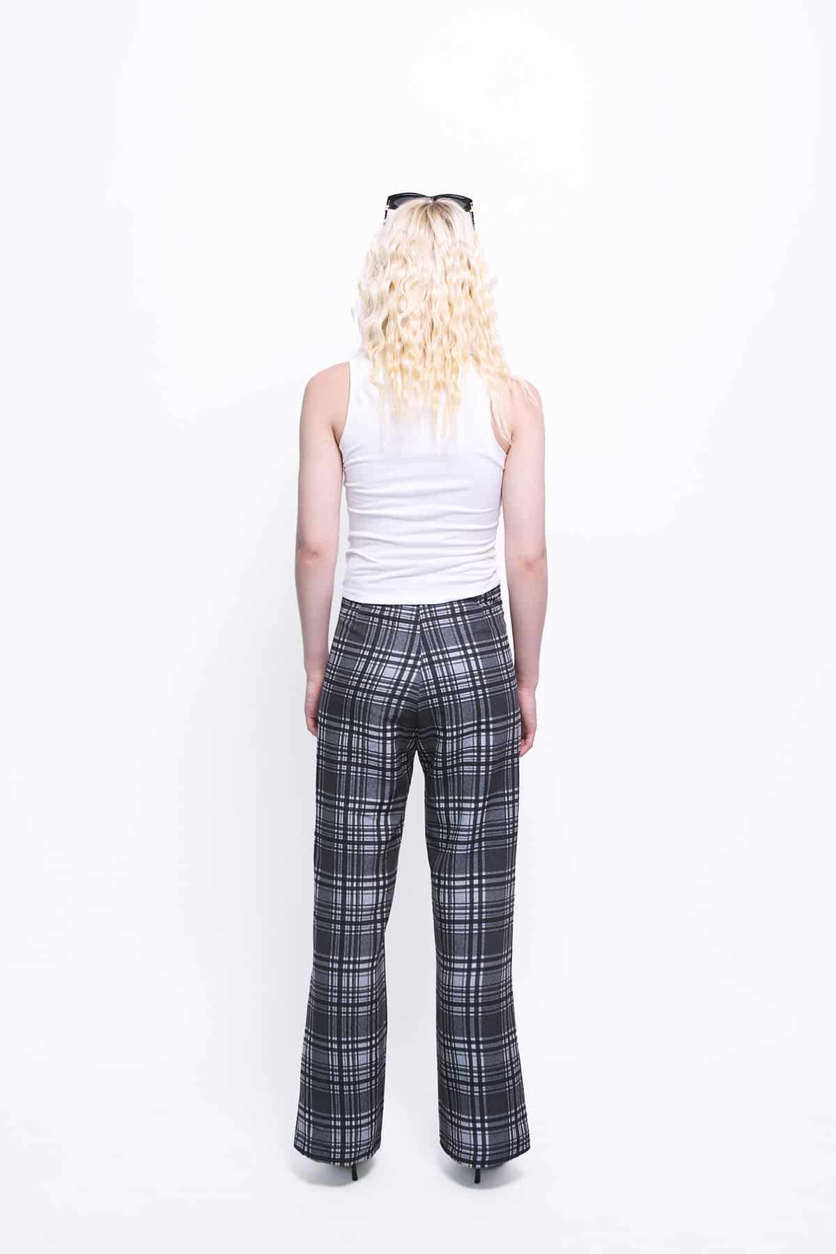Everyday Pants in Black Plaid - miniatura 4