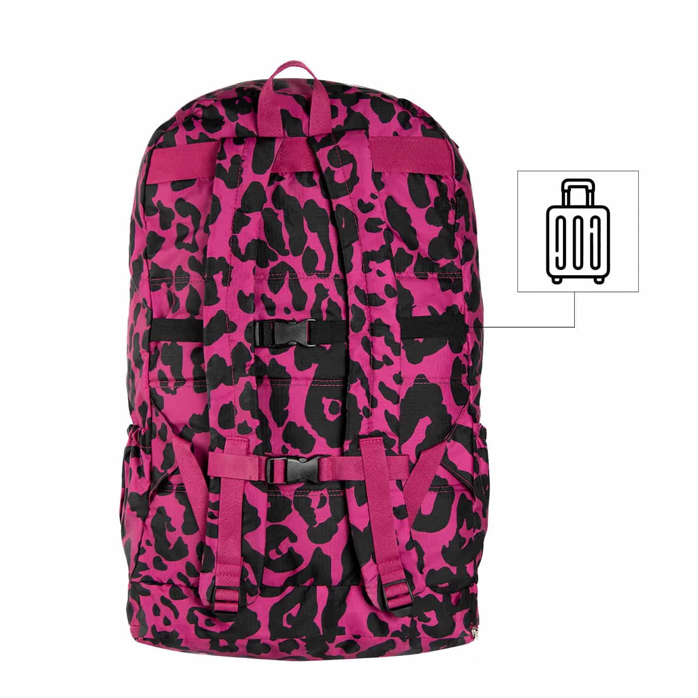 Morral Aventura ULTRA Plegable Estampado Viva Magenta Citybags Multicolor - miniatura 4
