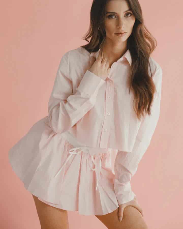 CAMISA MANGA LARGA ANTITHESIS ROSA - miniatura 9