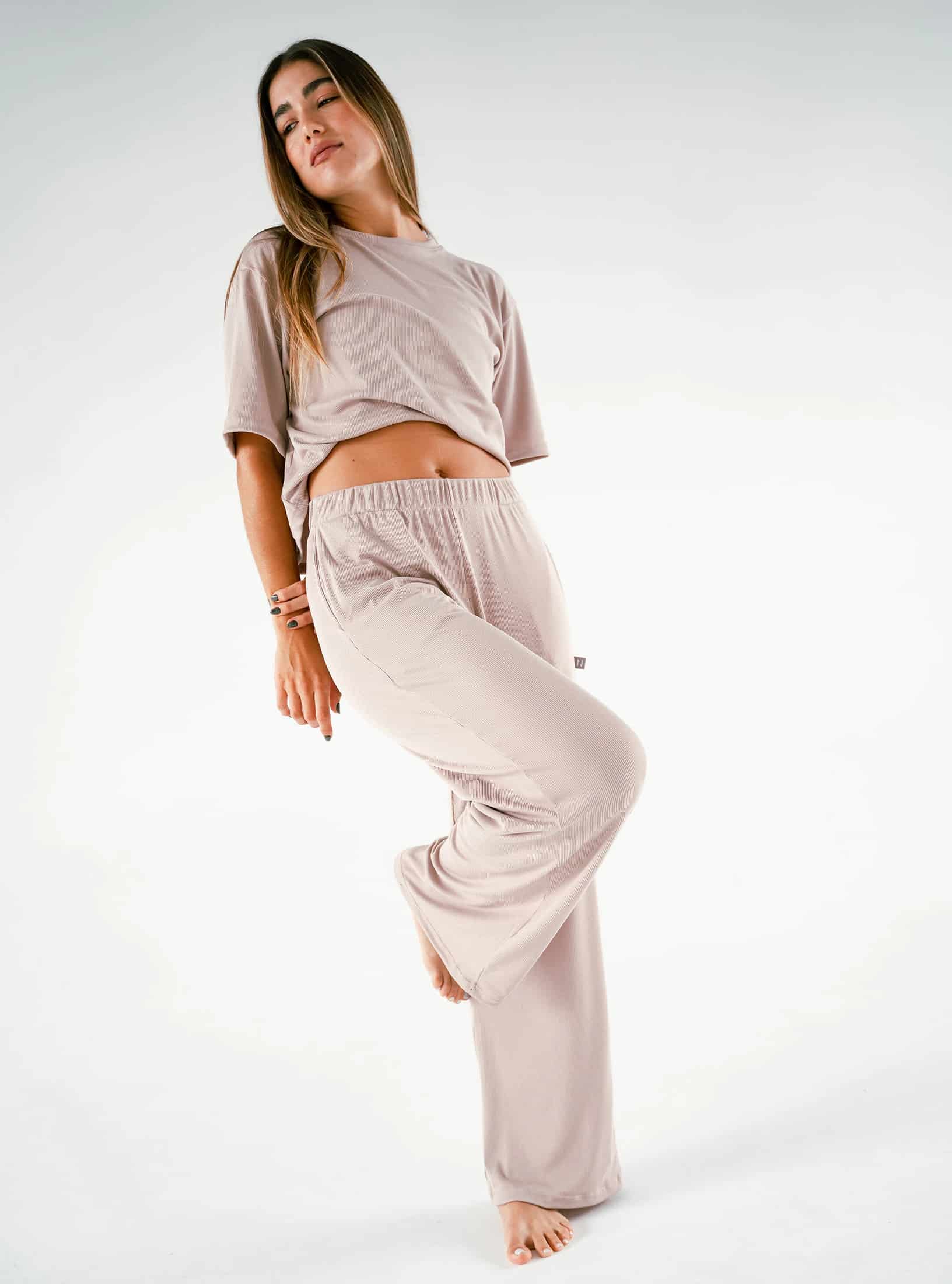 Cozy Rib Set - Latte - miniatura 1